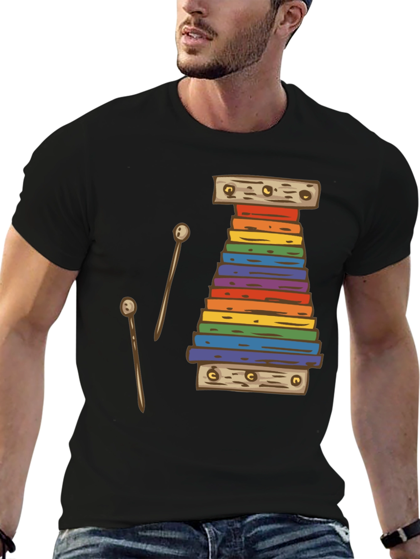 Rainbow Xylophone Graphic Tee
