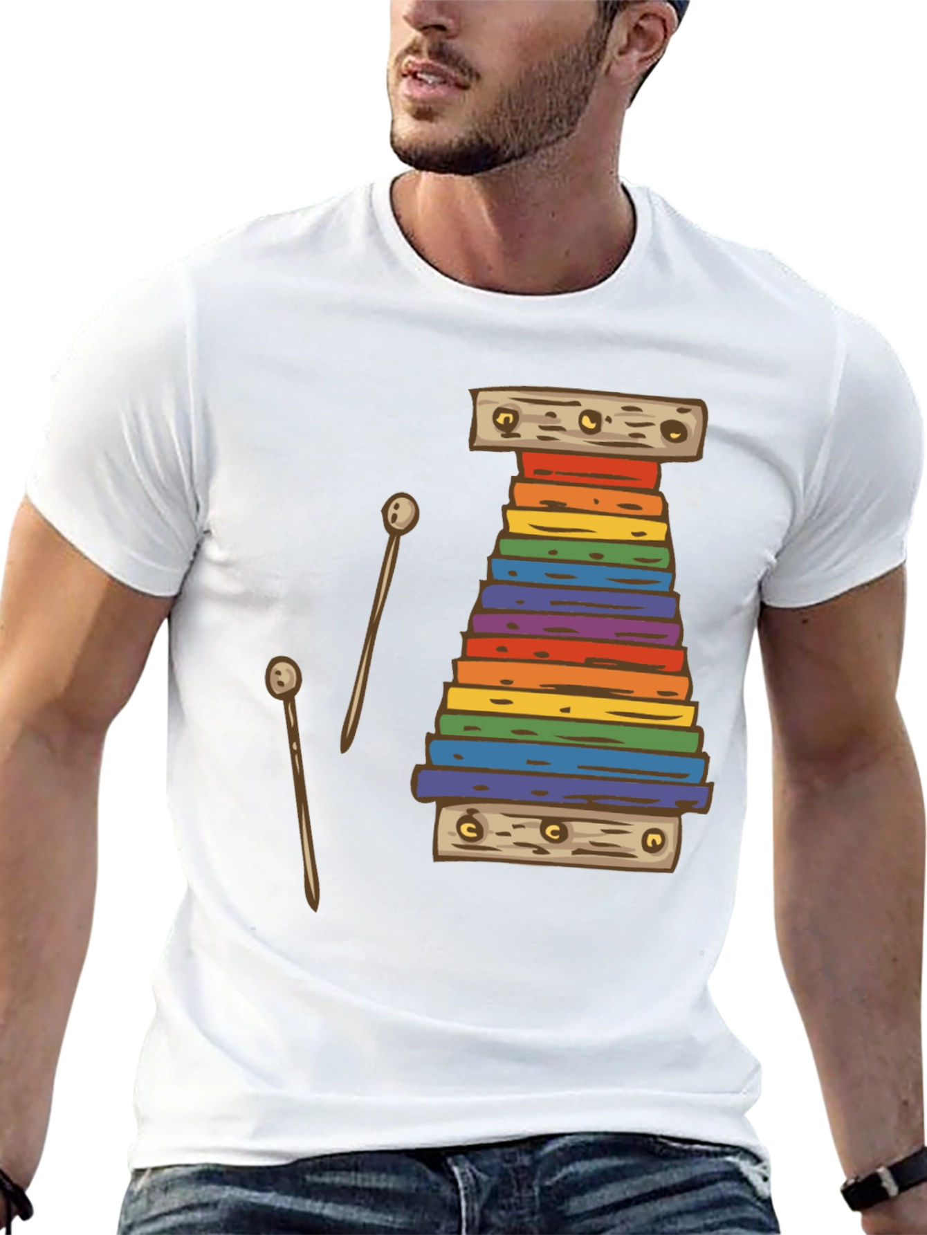 Rainbow Xylophone Graphic Tee