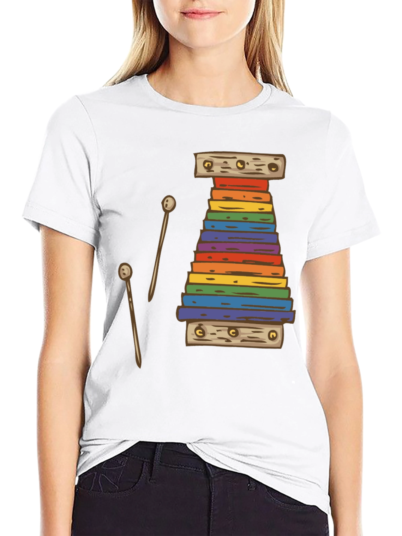 Rainbow Xylophone Graphic Tee