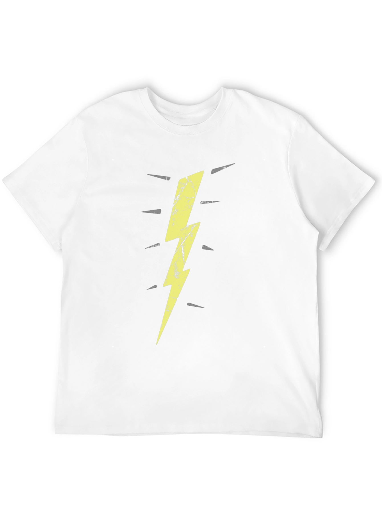 Lightning Bolt Graphic Tee - Black