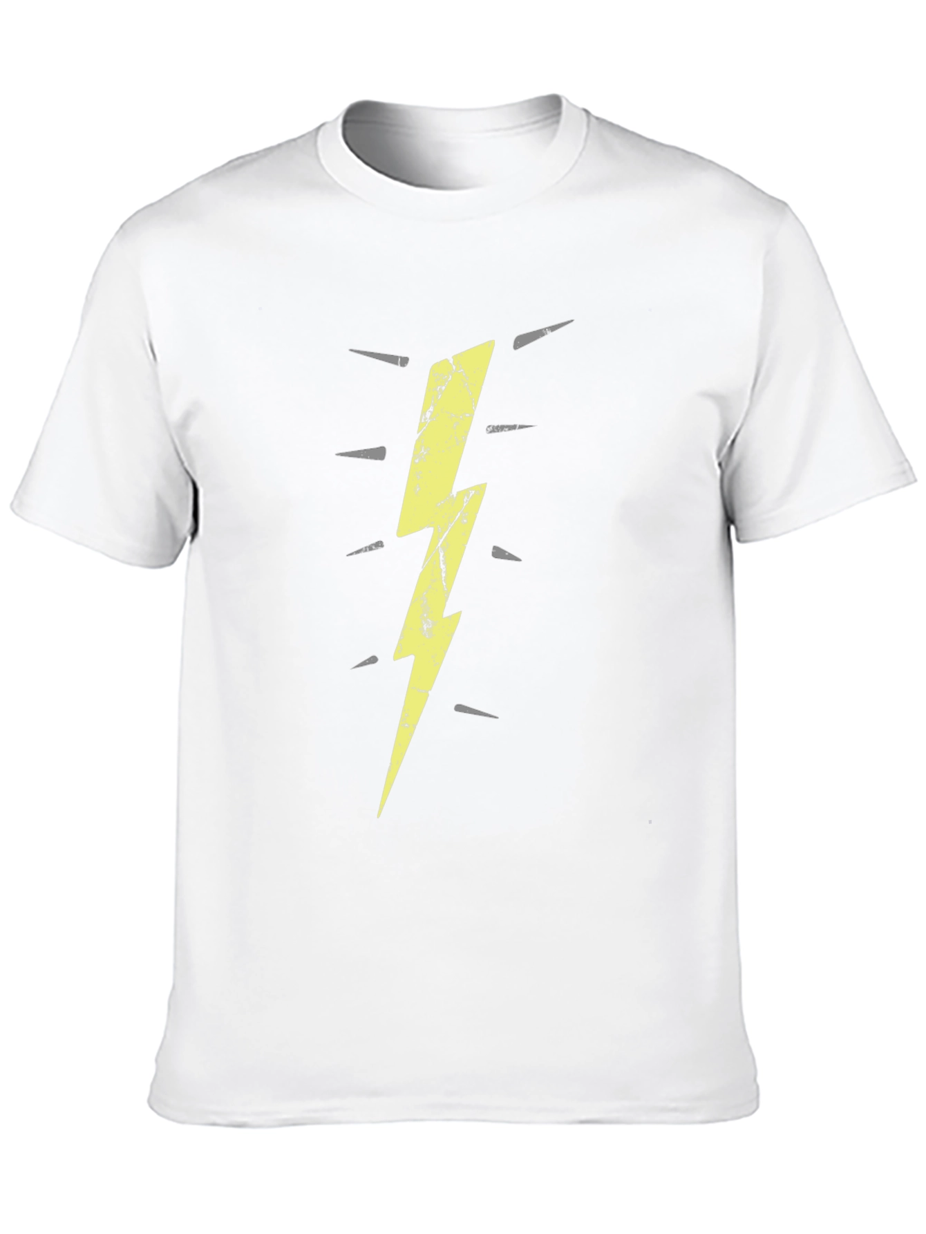 Lightning Bolt Graphic Tee - Black