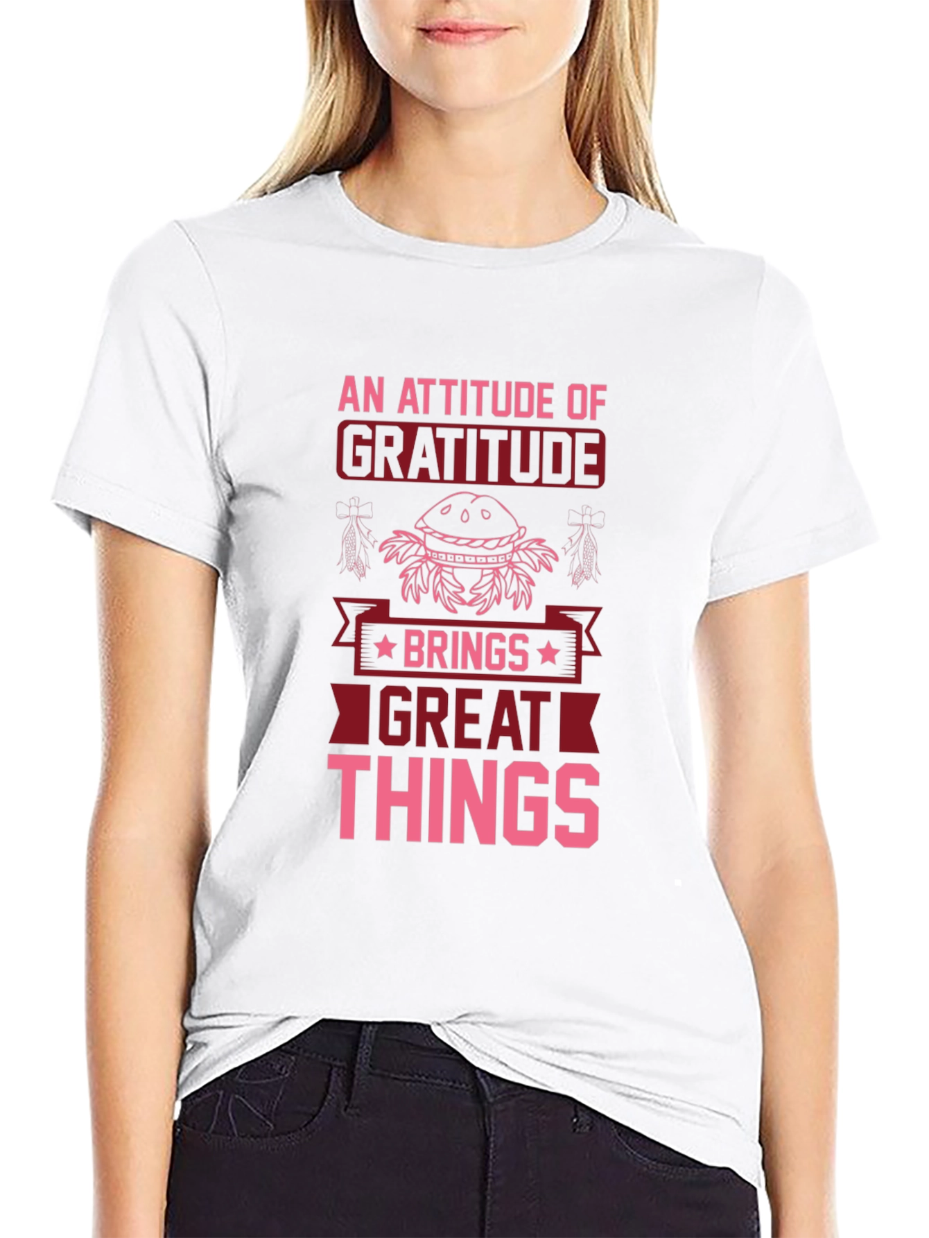 Gratitude Graphic Tee - An Attitude of Gratitude T-Shirt