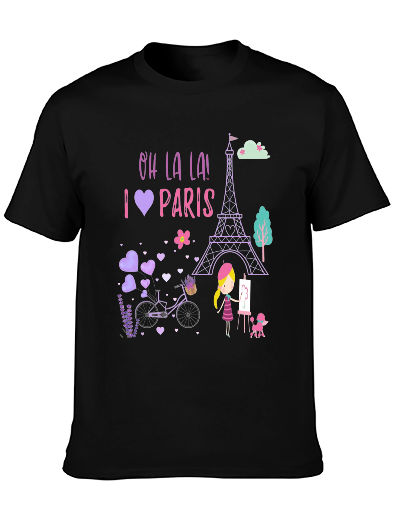 Oh La La! I Love Paris Graphic Tee