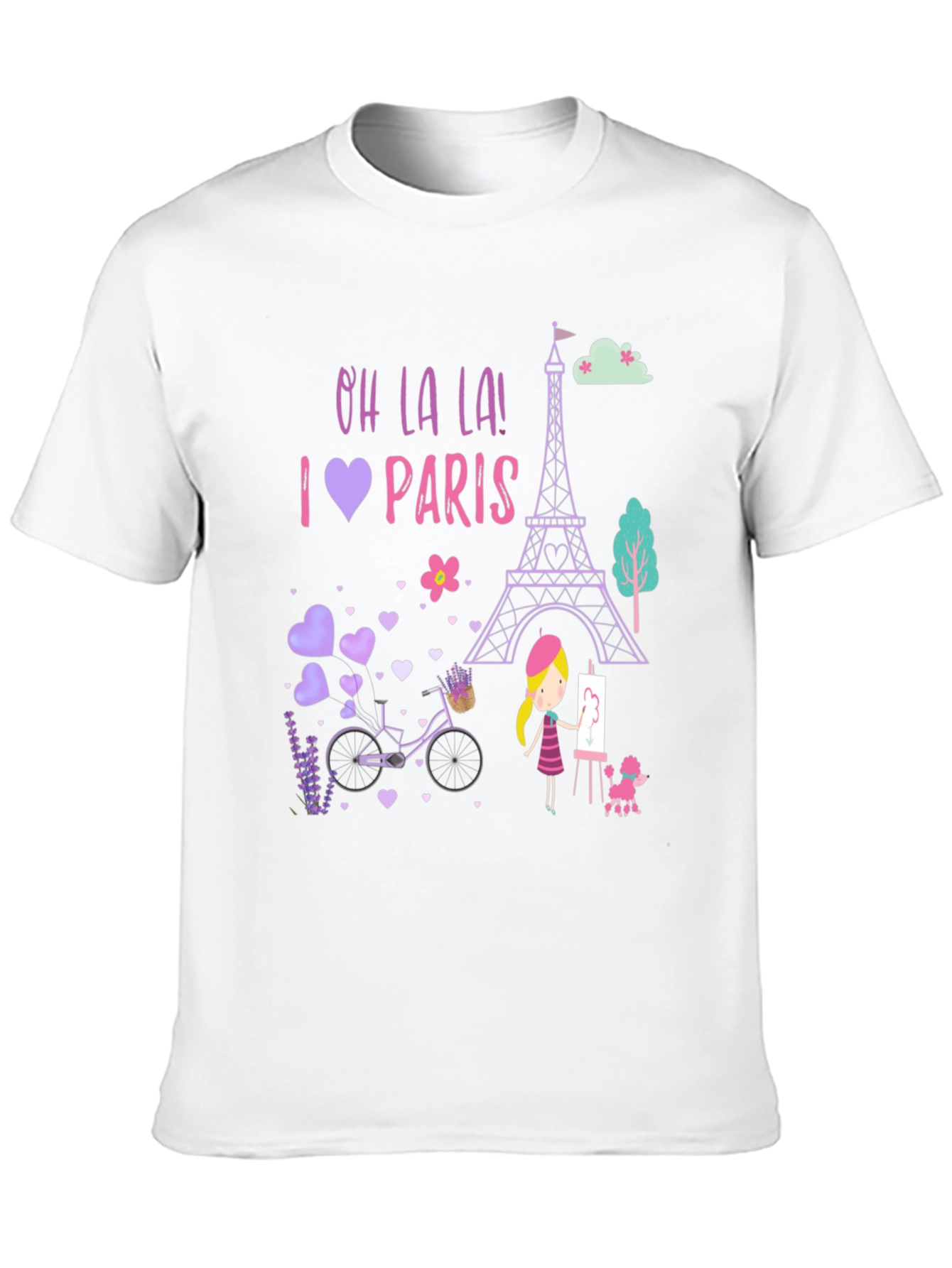 Oh La La! I Love Paris Graphic Tee