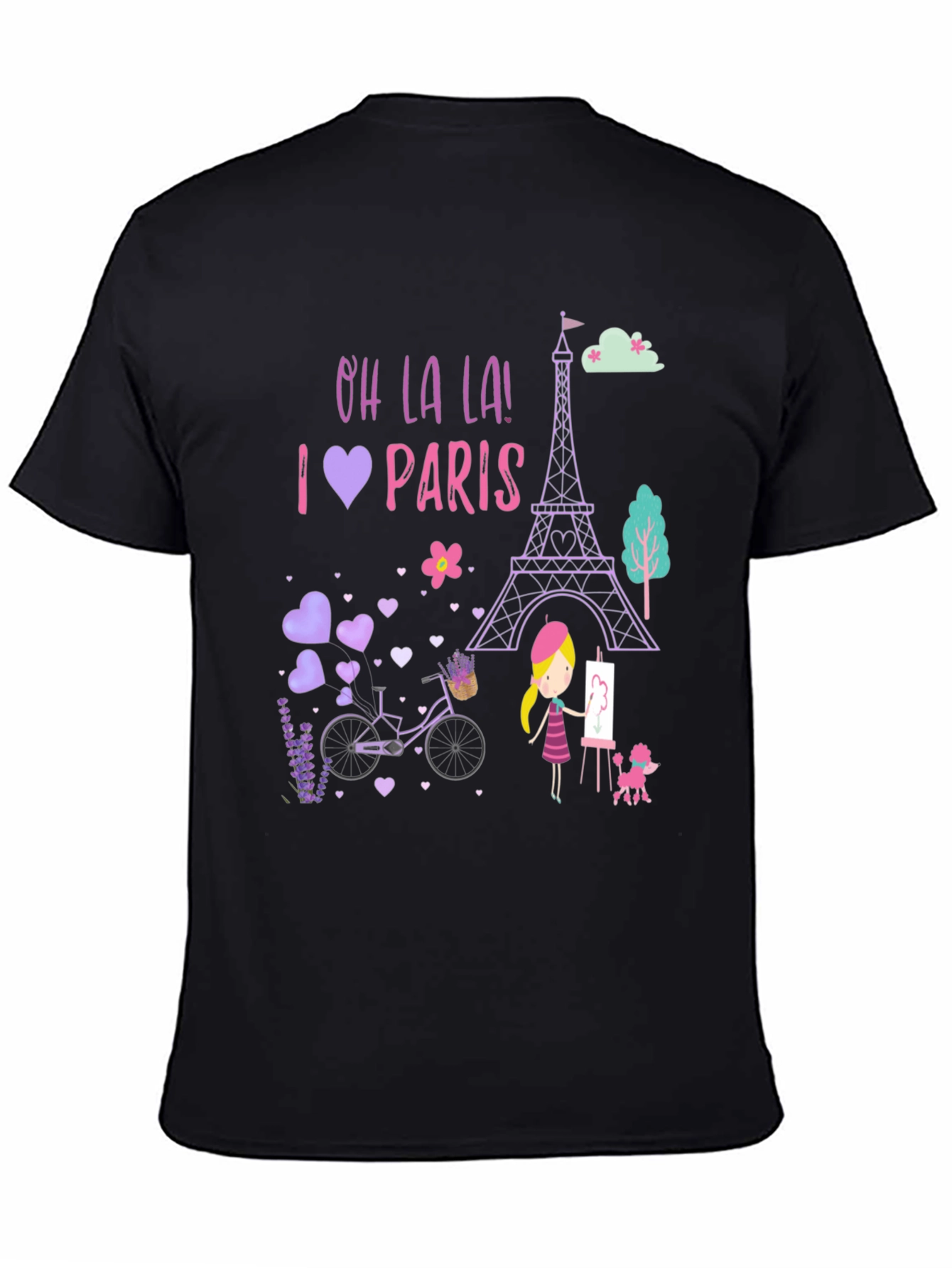 Oh La La! I Love Paris Graphic Tee