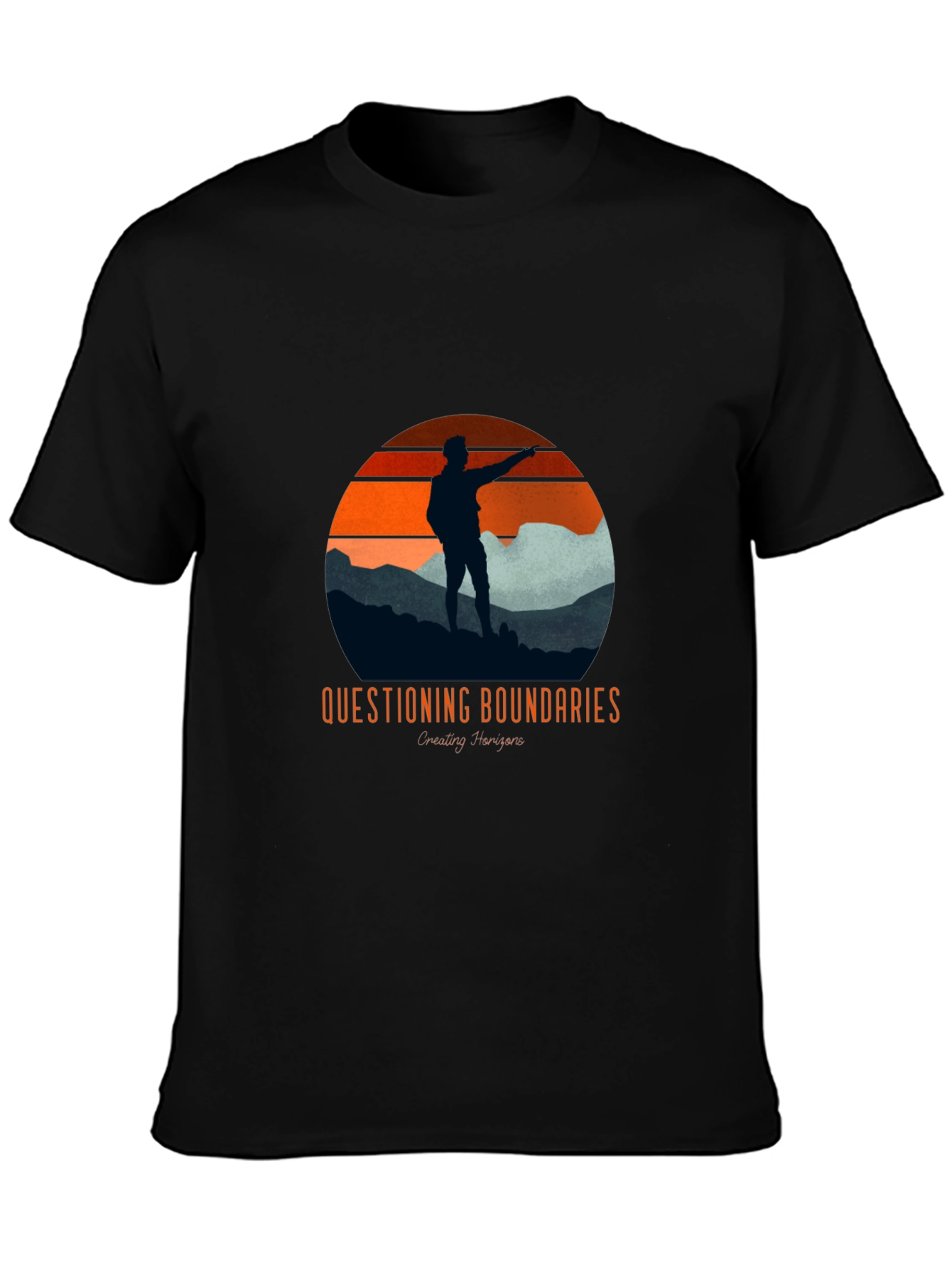 Questioning Boundaries Graphic T-Shirt