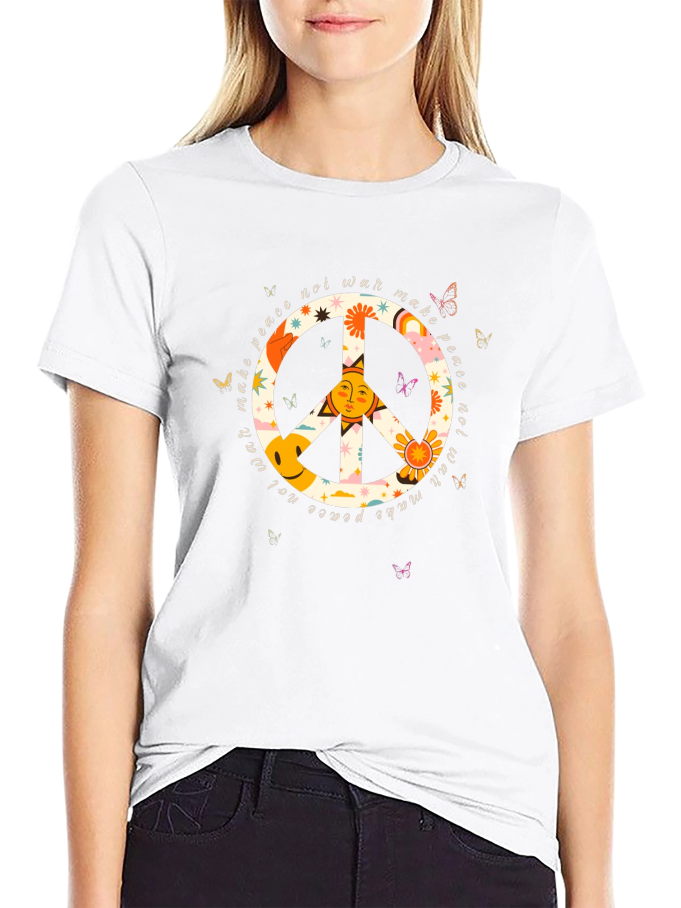Make Peace Not War Graphic Tee