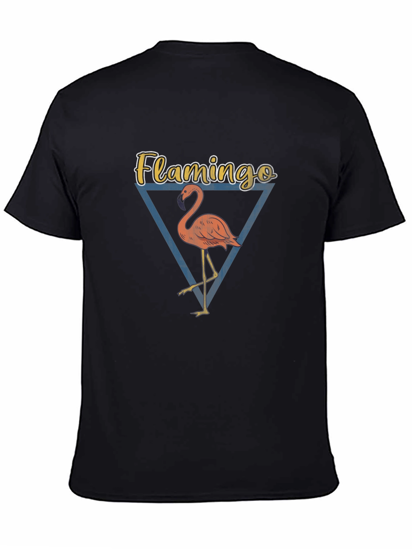 Flamingo Graphic Tee - Mens Black T-Shirt