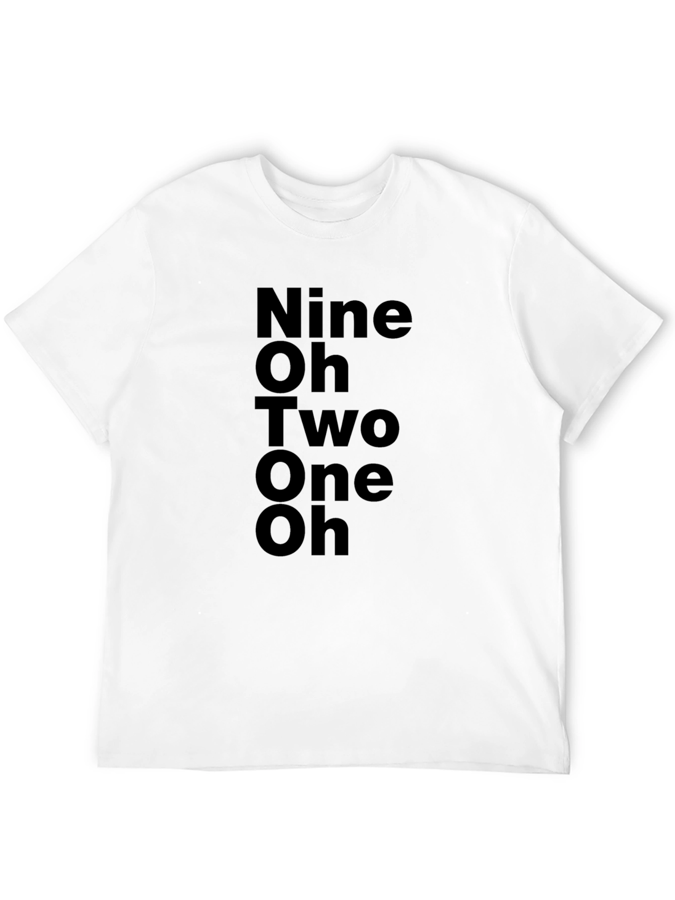 Nine Oh Two One Oh Black Graphic T-Shirt