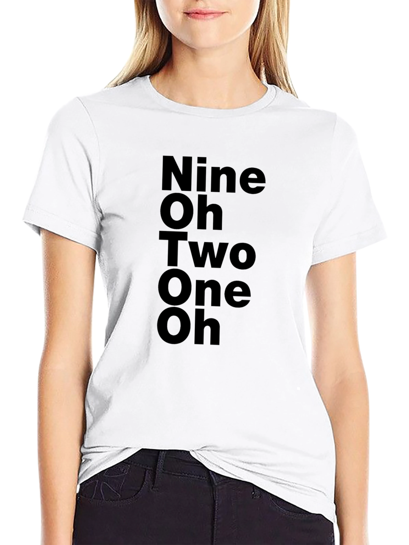 Nine Oh Two One Oh Black Graphic T-Shirt