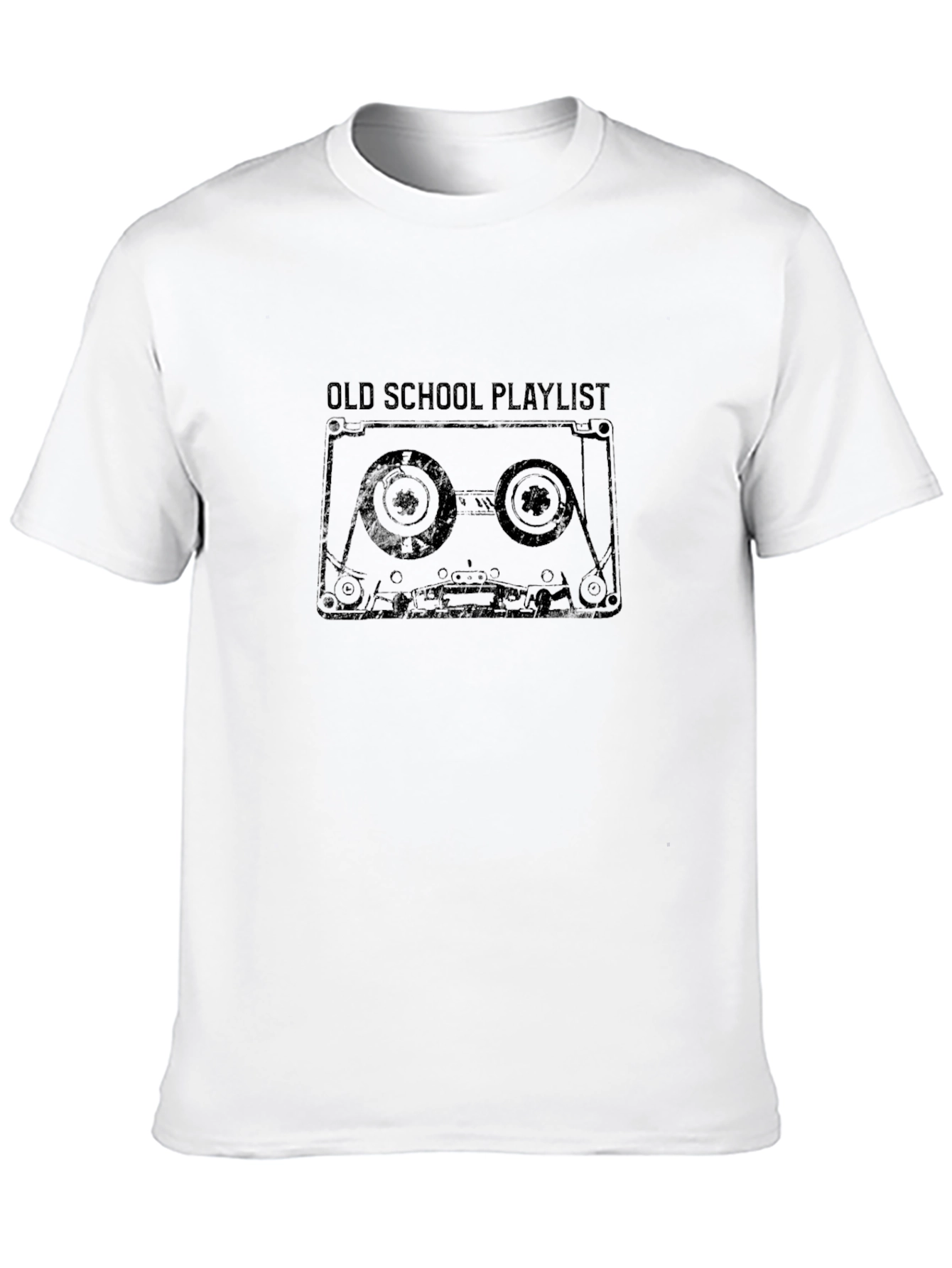 Old School Playlist Cassette Tape T-Shirt