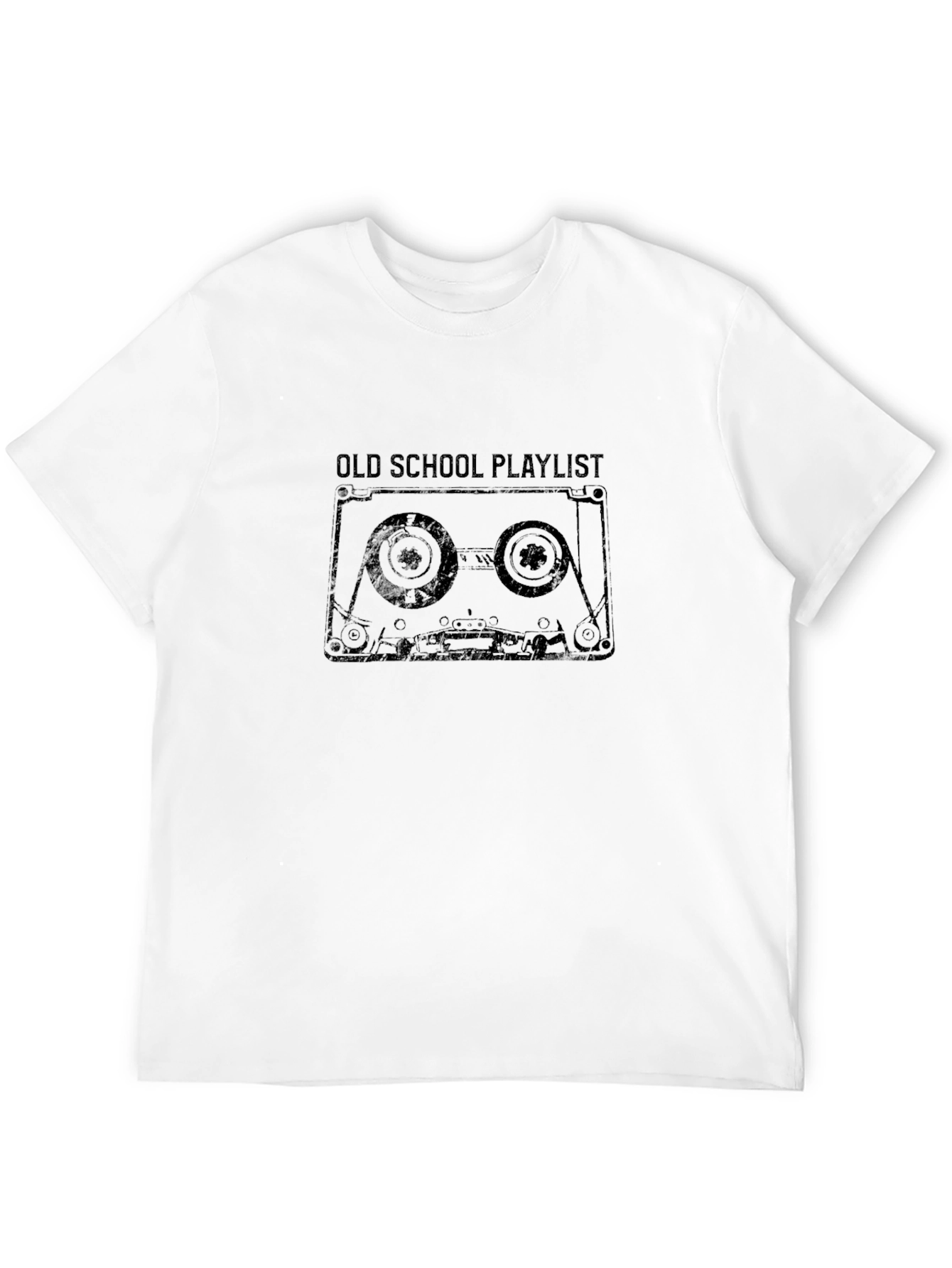 Old School Playlist Cassette Tape T-Shirt