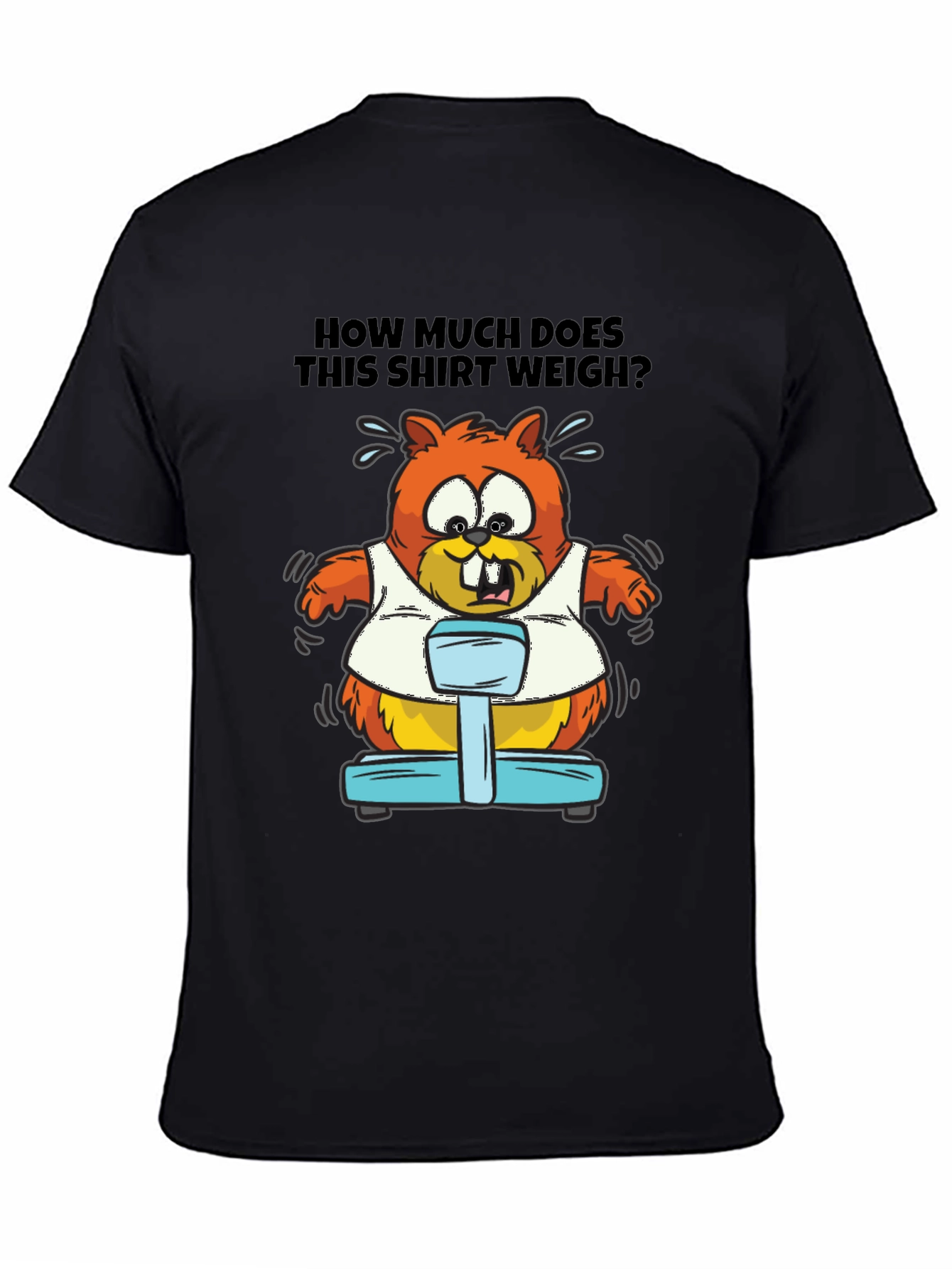 Humorous Beaver Weight T-Shirt