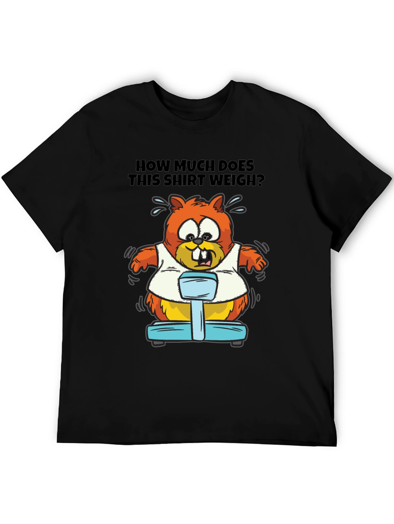Humorous Beaver Weight T-Shirt