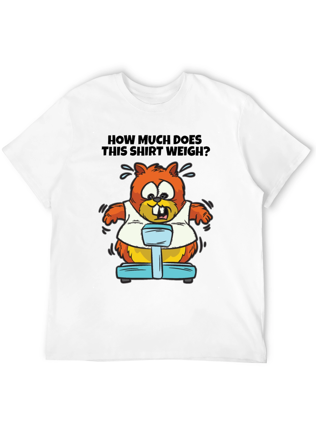 Humorous Beaver Weight T-Shirt