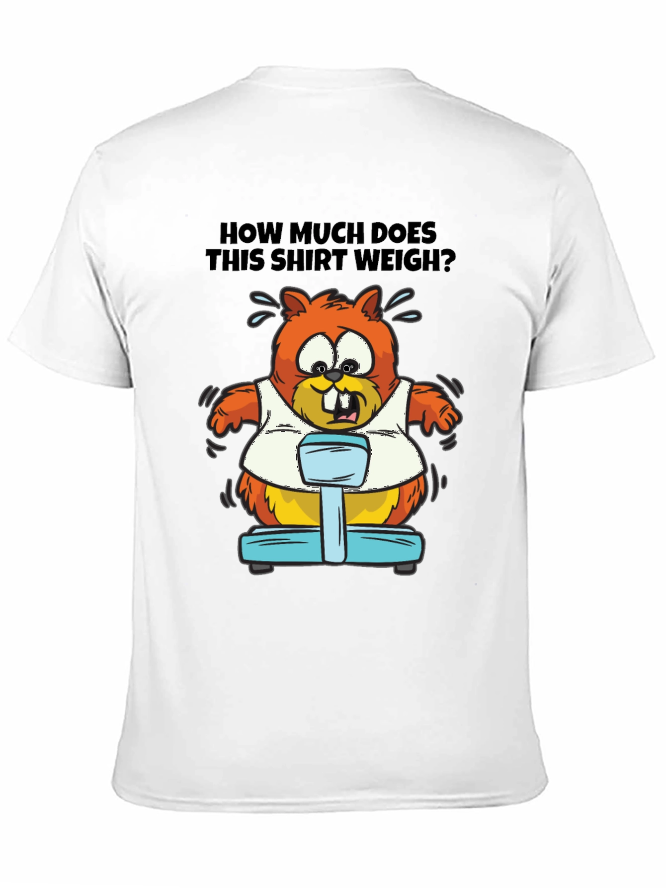 Humorous Beaver Weight T-Shirt