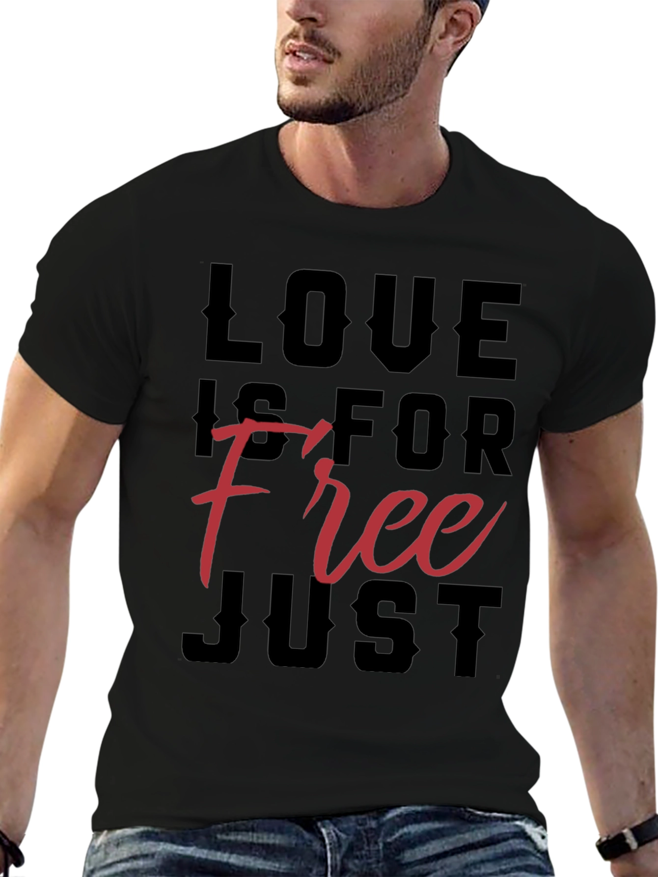 Love Is For Free Graphic T-Shirt