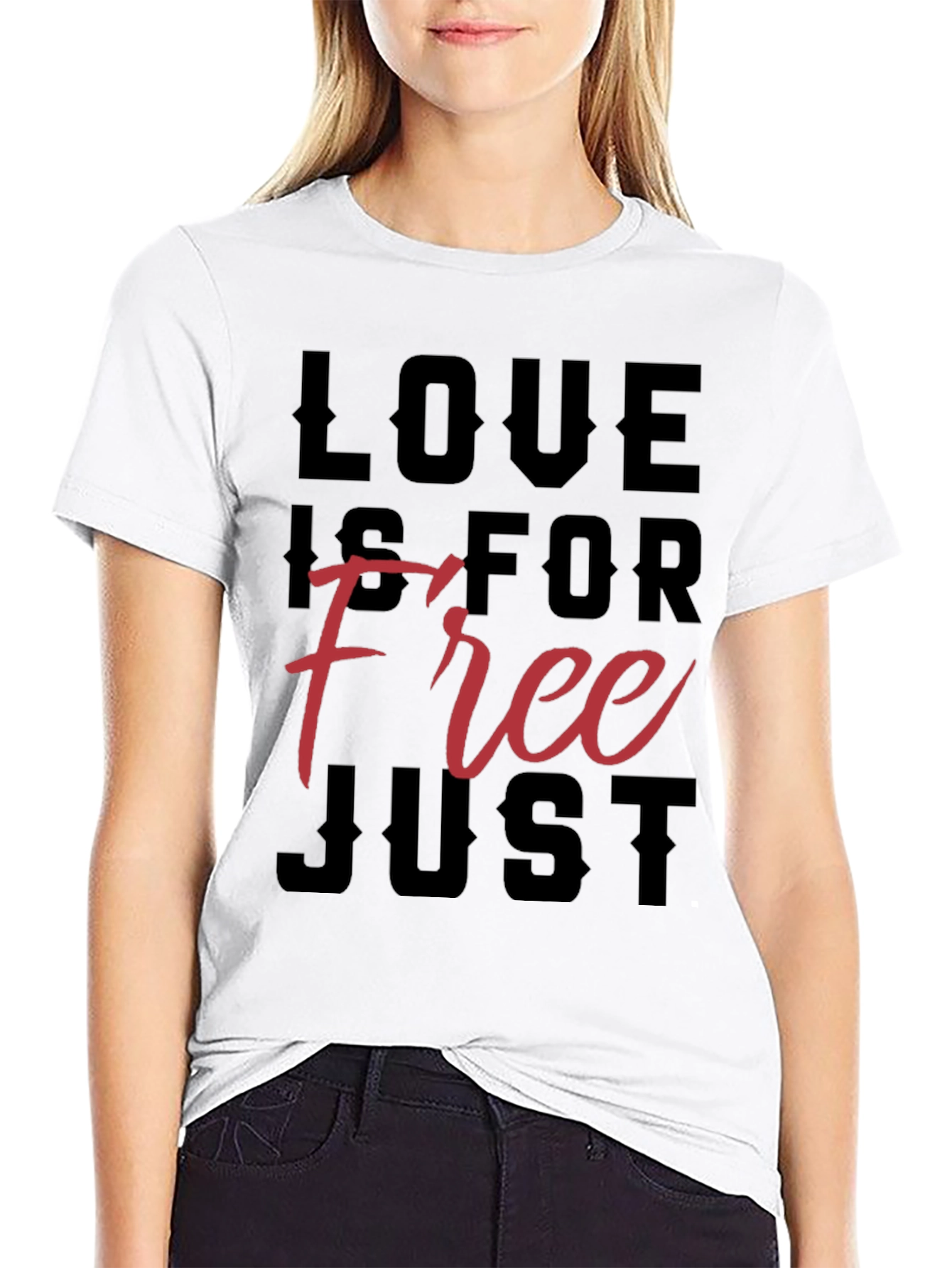 Love Is For Free Graphic T-Shirt