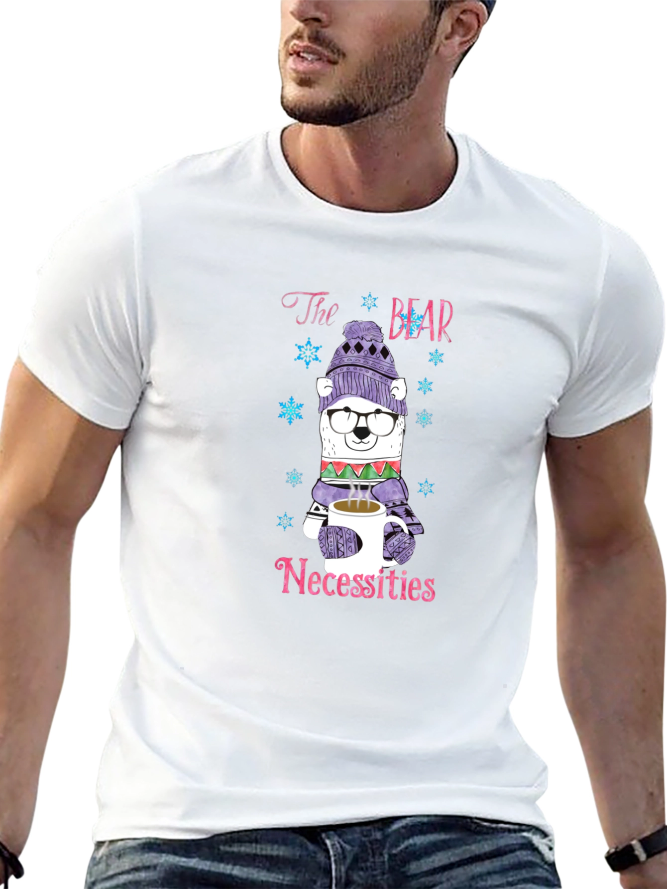Bear Necessities Winter Coffee T-Shirt