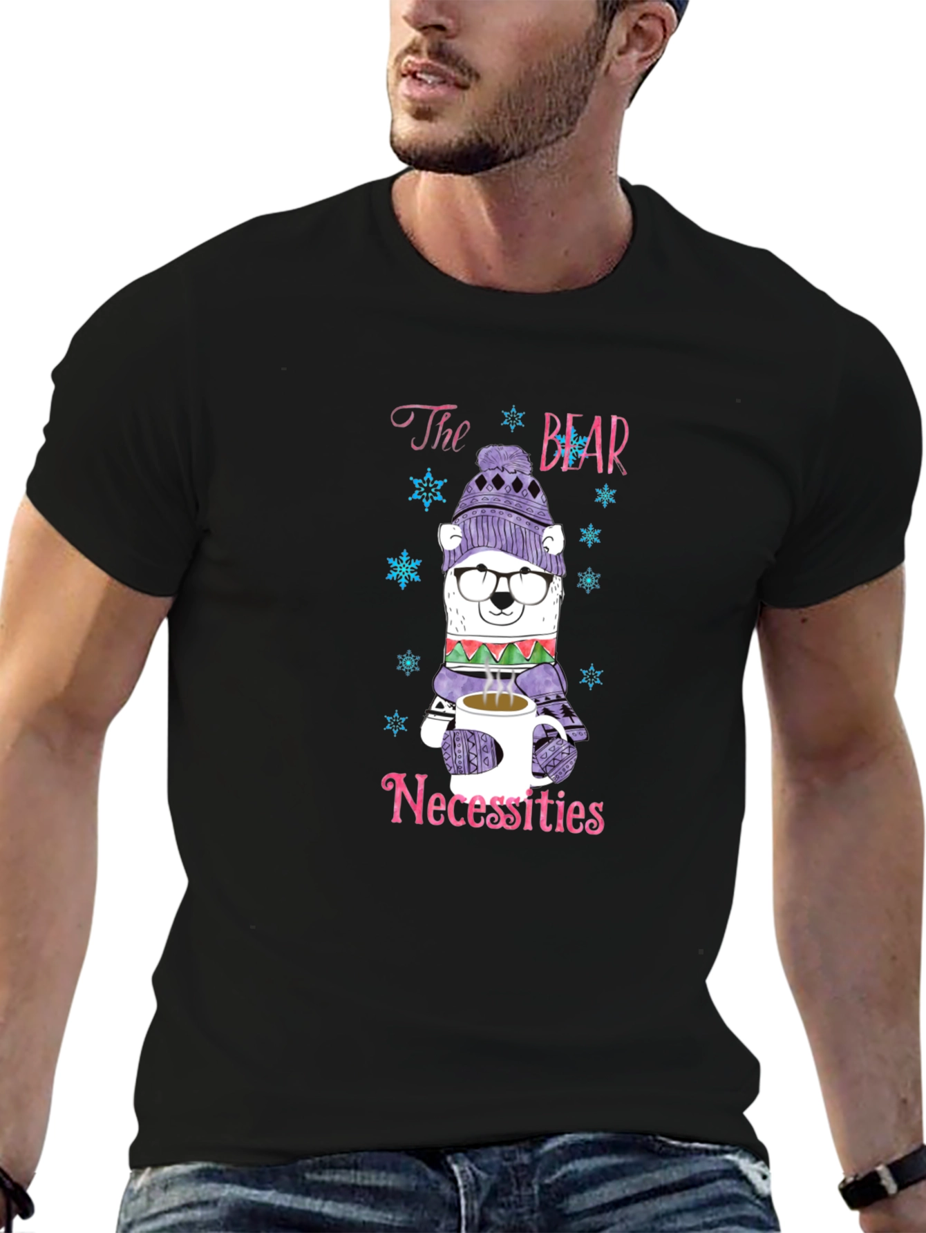 Bear Necessities Winter Coffee T-Shirt