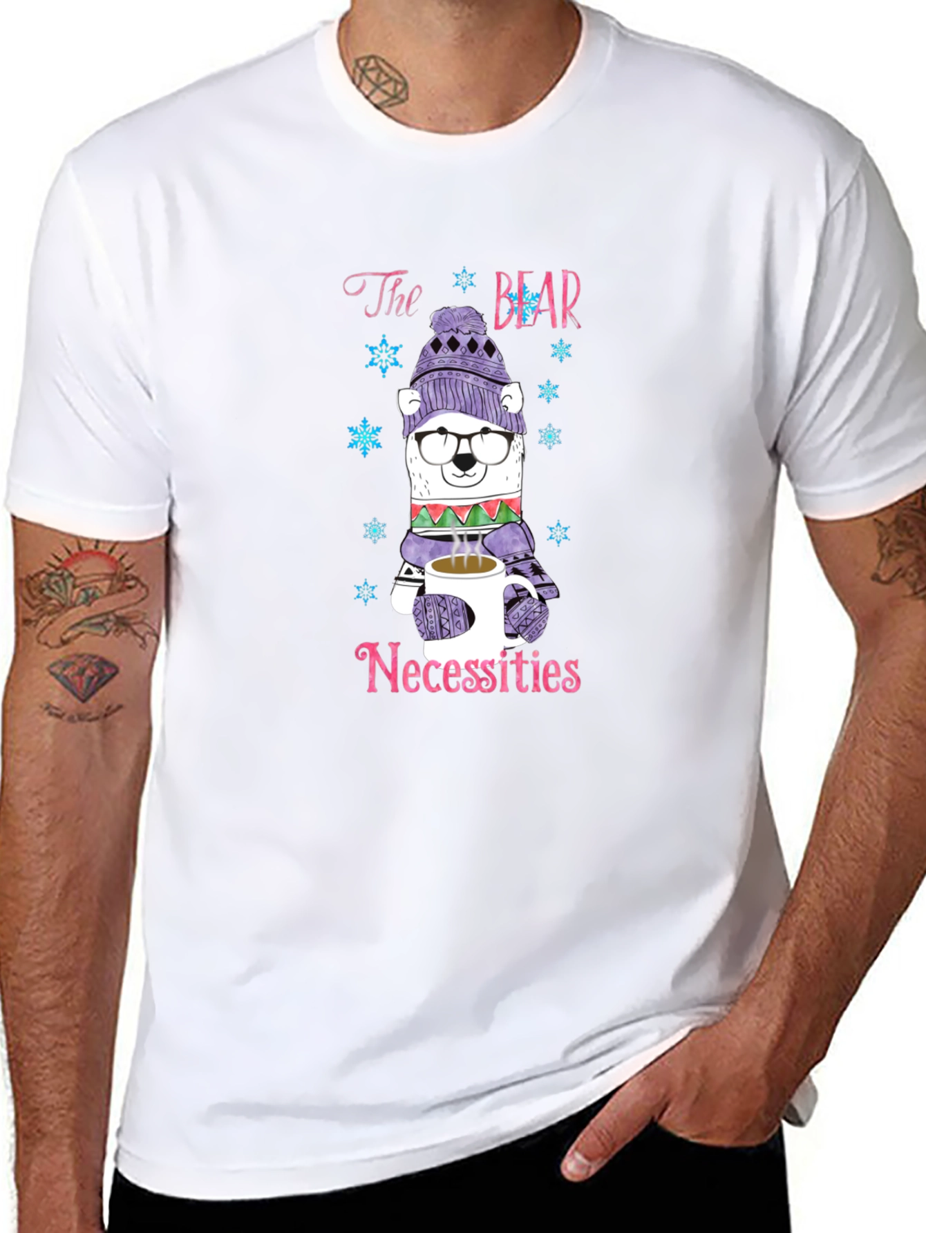 Bear Necessities Winter Coffee T-Shirt