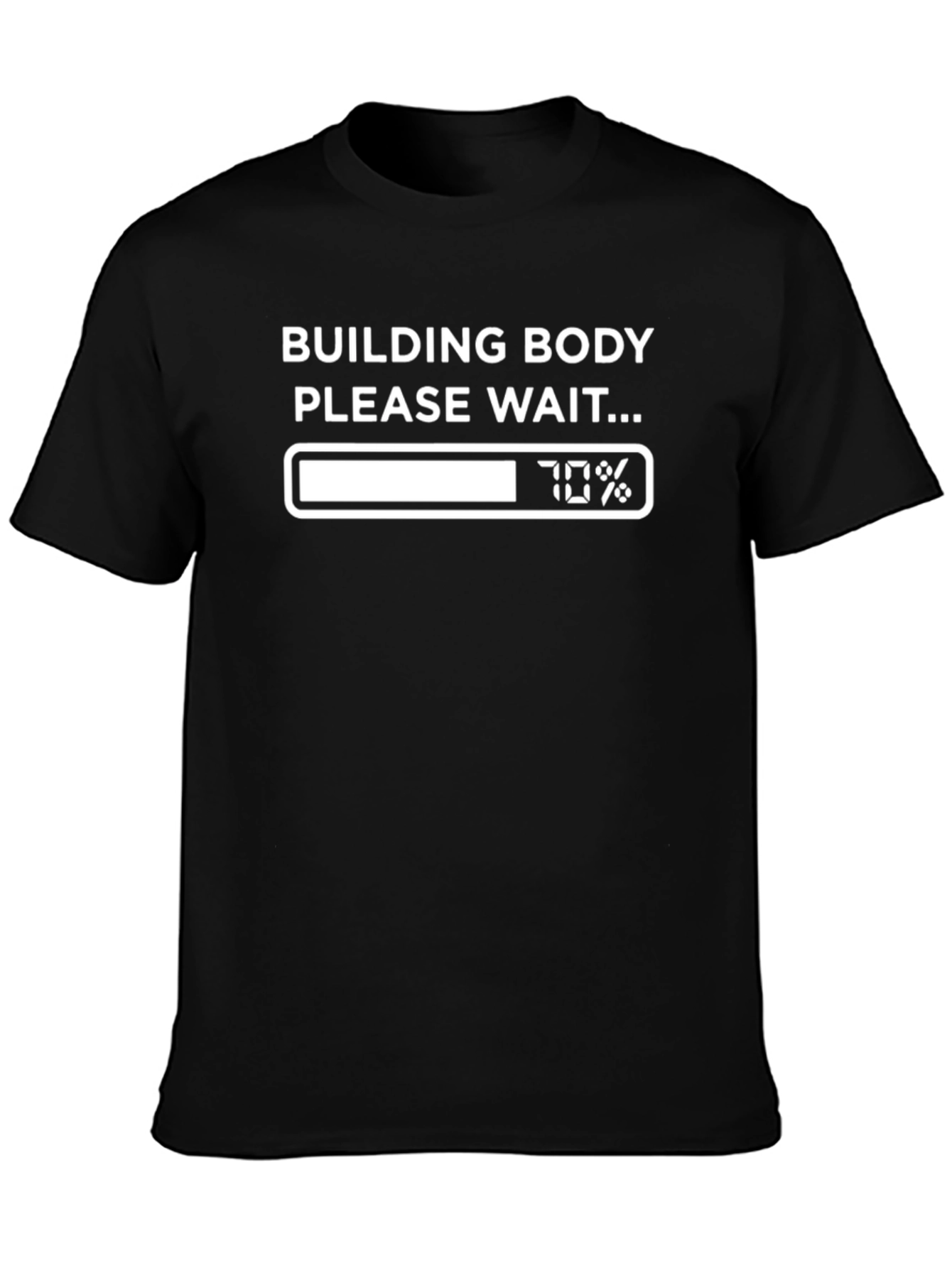 Building Body Please Wait Funny Gym T-Shirt