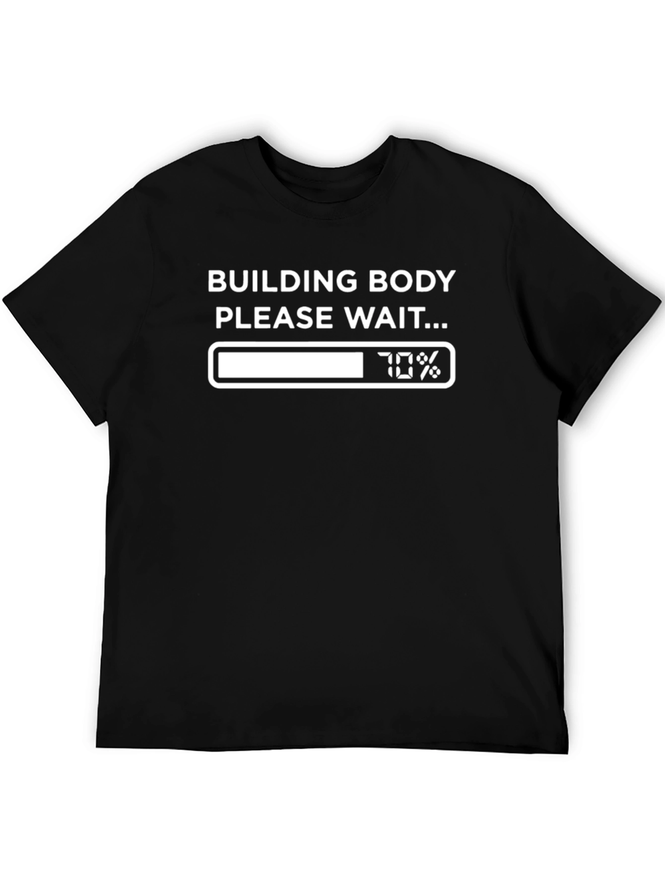 Building Body Please Wait Funny Gym T-Shirt