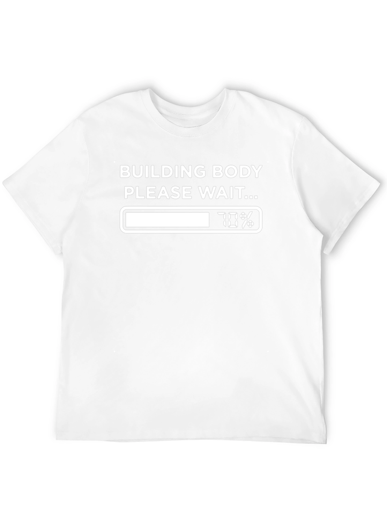 Building Body Please Wait Funny Gym T-Shirt