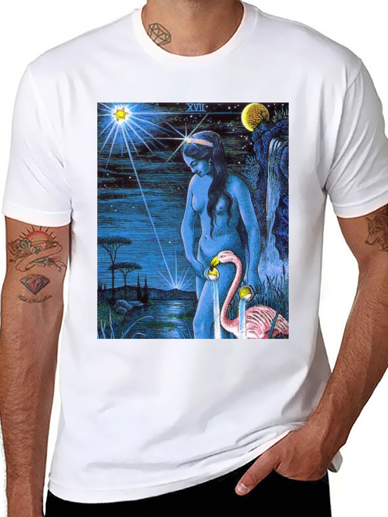 The Star Tarot Card Graphic T-Shirt