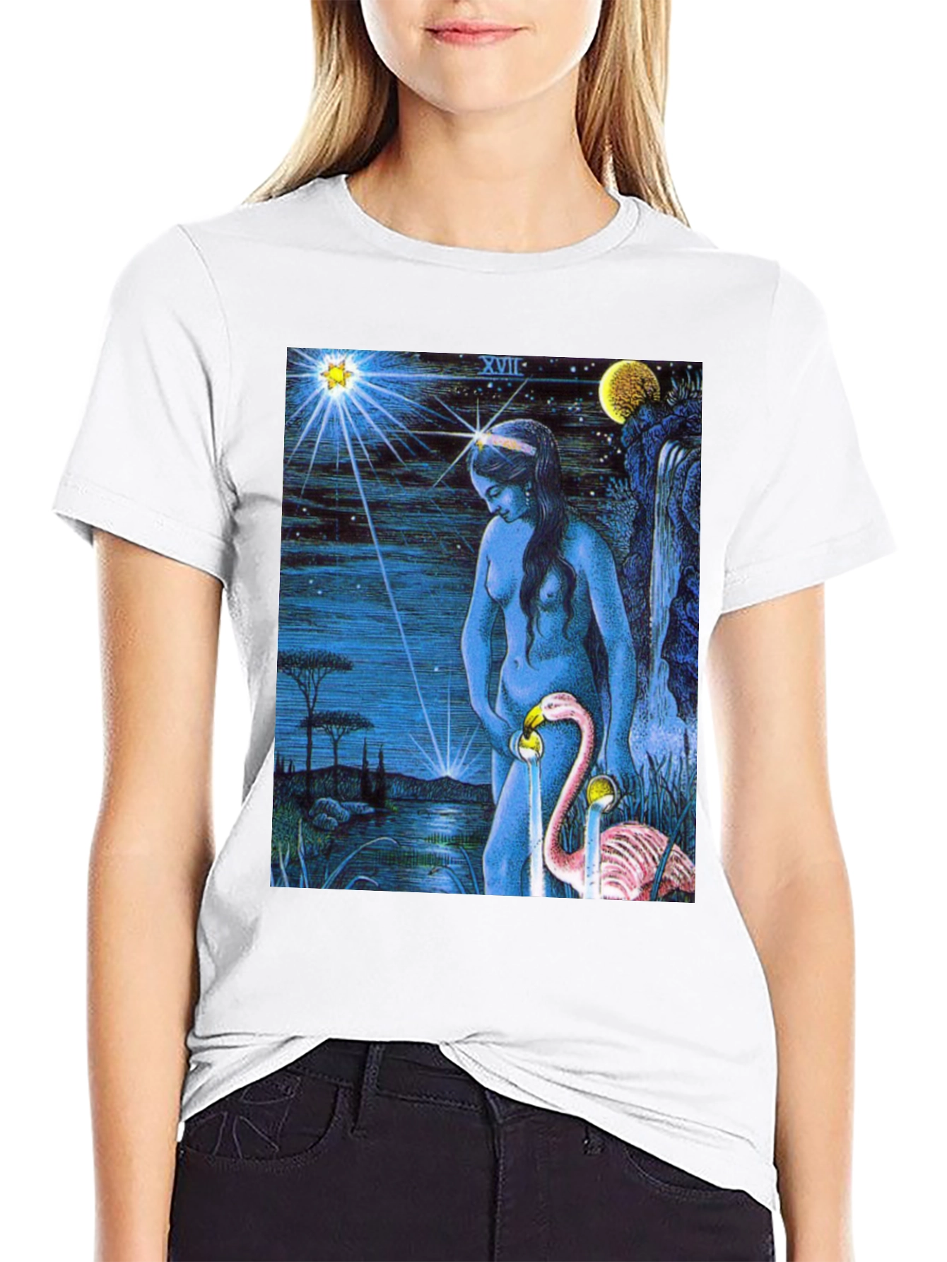 The Star Tarot Card Graphic T-Shirt