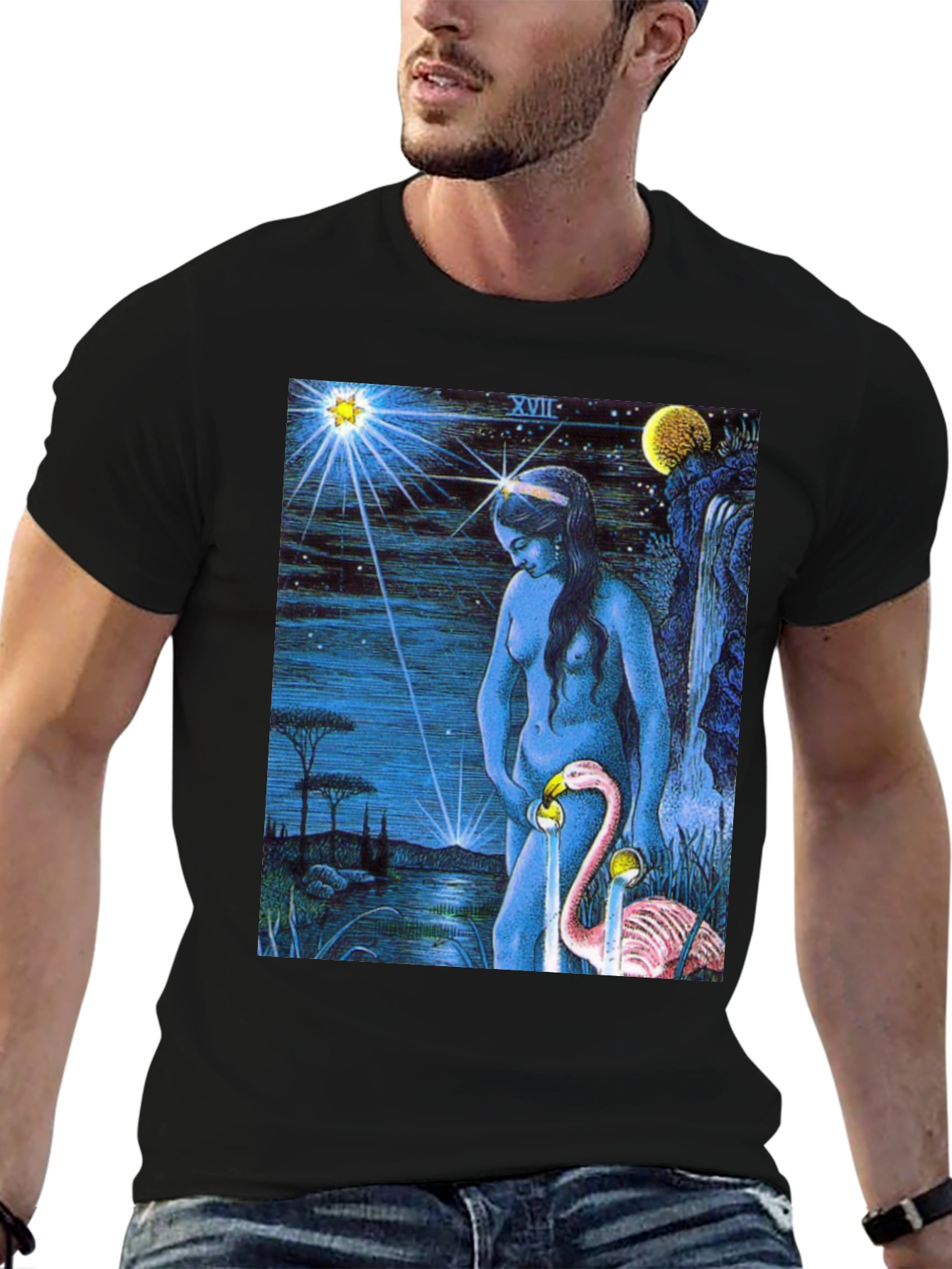 The Star Tarot Card Graphic T-Shirt
