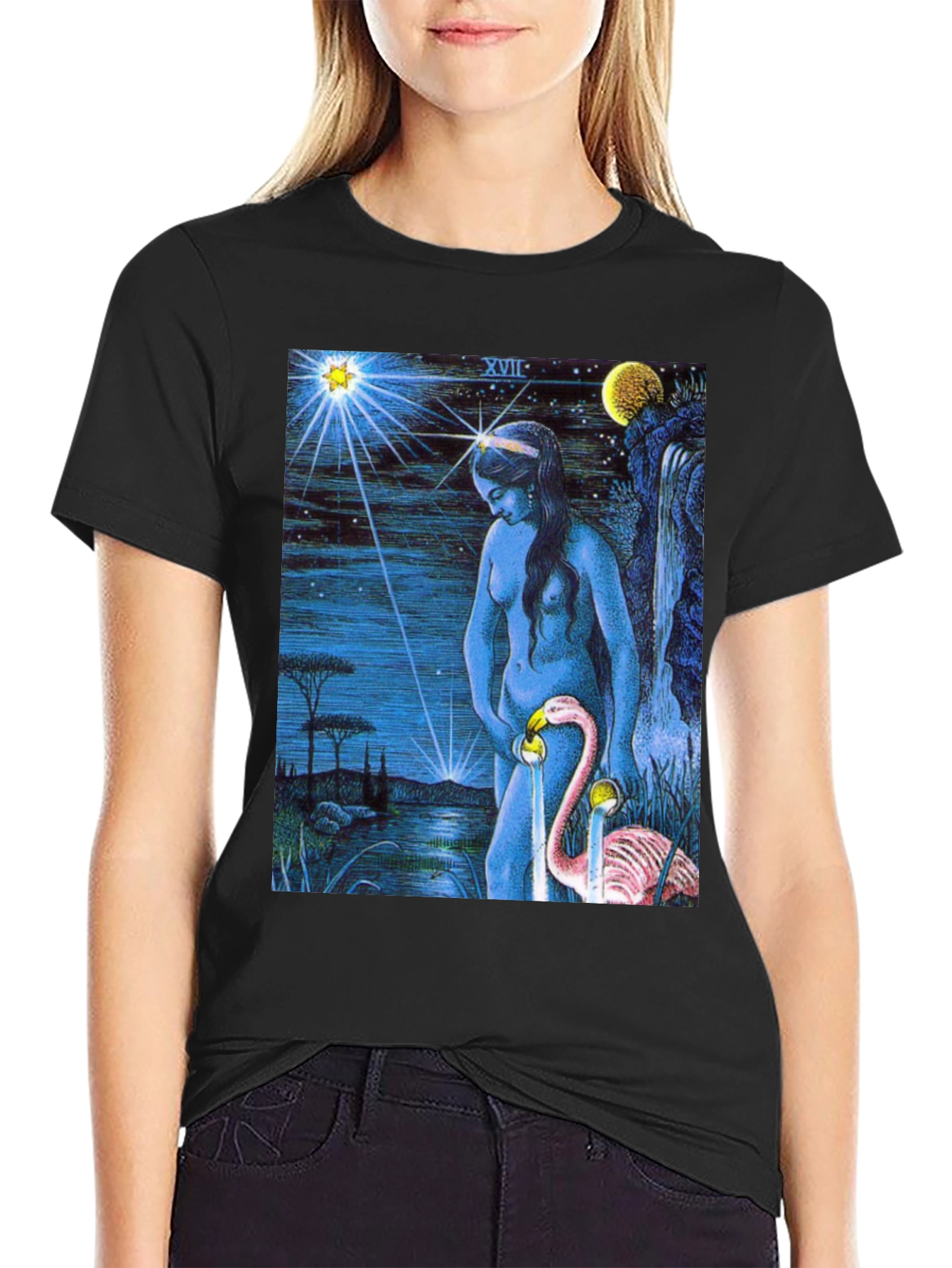 The Star Tarot Card Graphic T-Shirt
