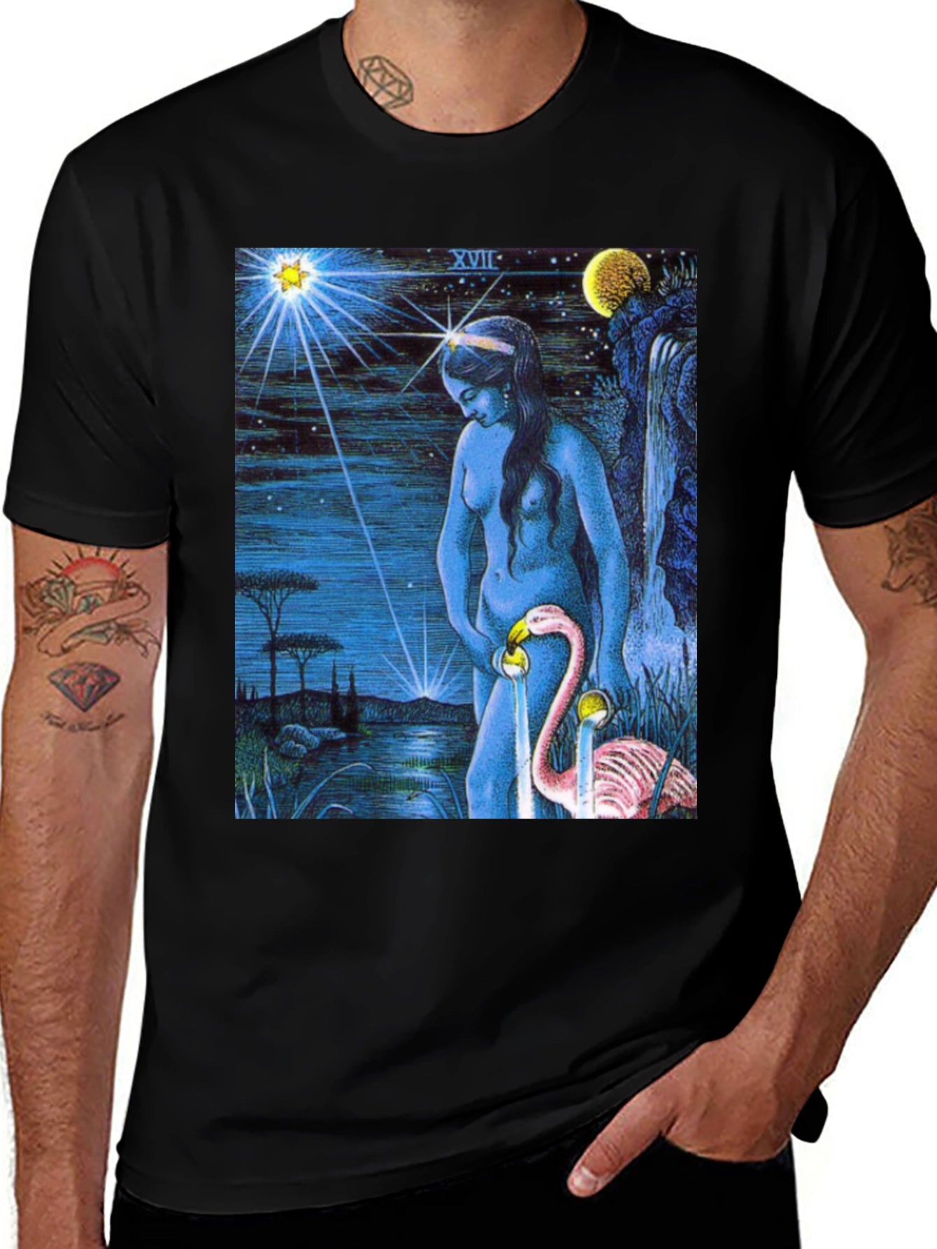 The Star Tarot Card Graphic T-Shirt