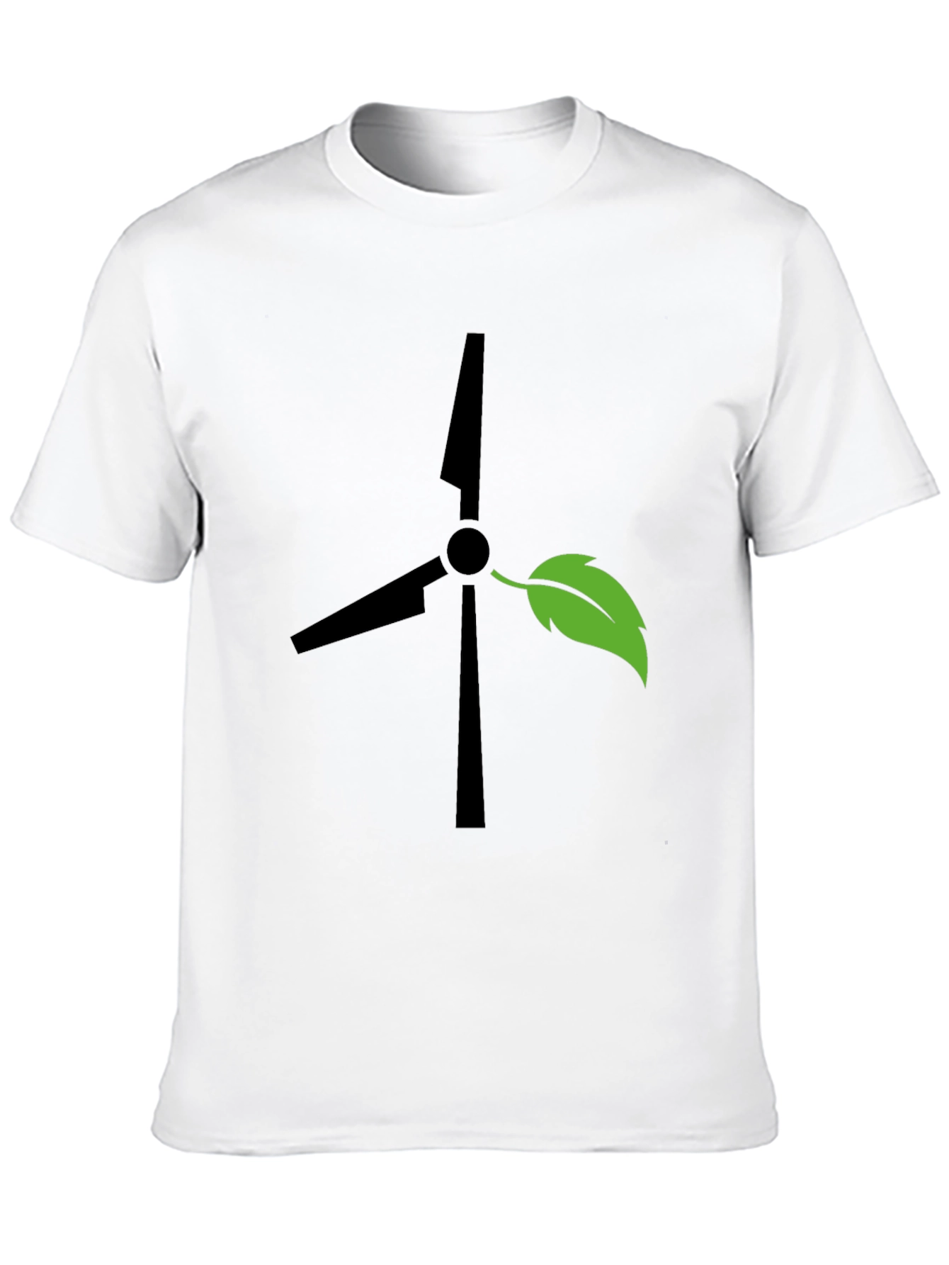 Eco-Friendly Turbine Graphic Tee