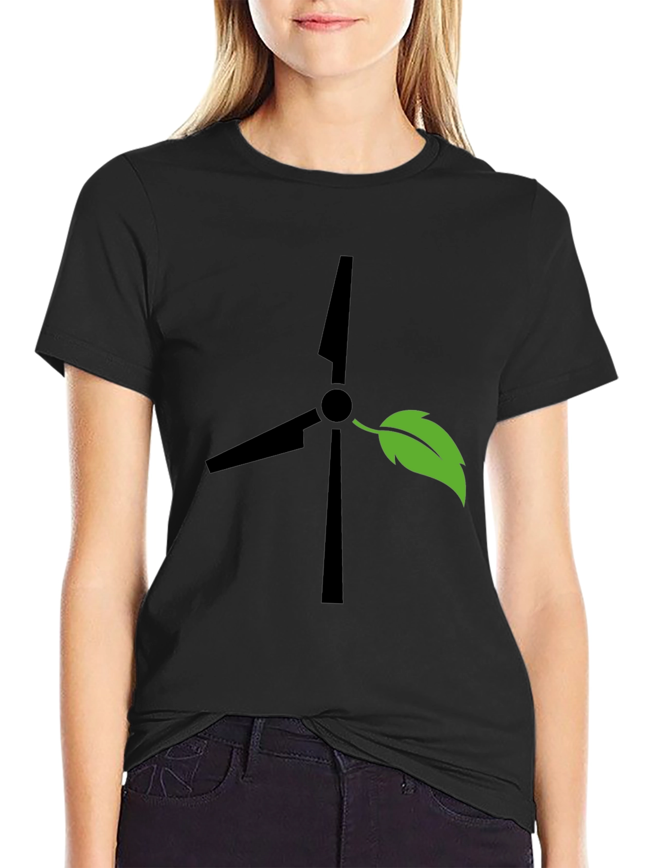 Eco-Friendly Turbine Graphic Tee