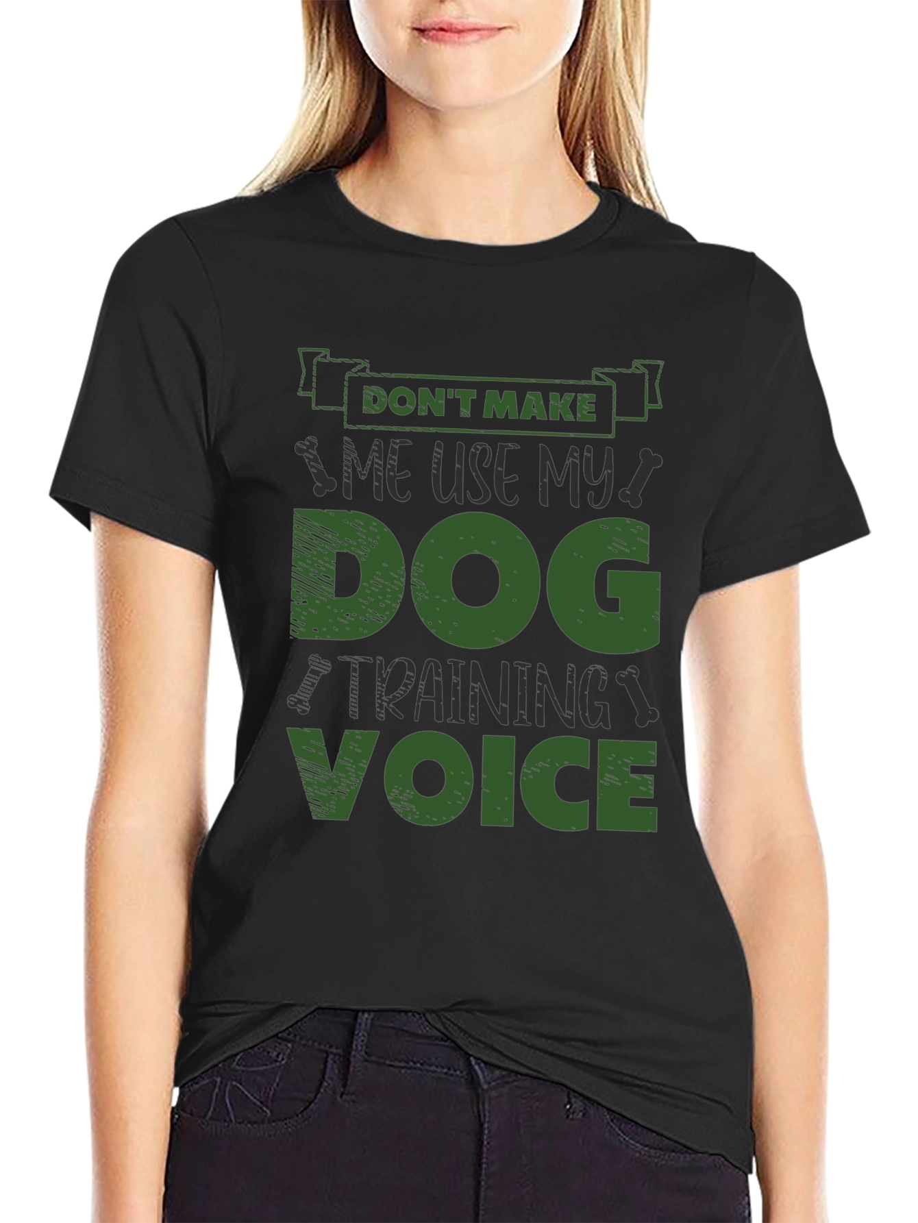 Dog Training Voice T-Shirt - Funny Dog Lover Tee