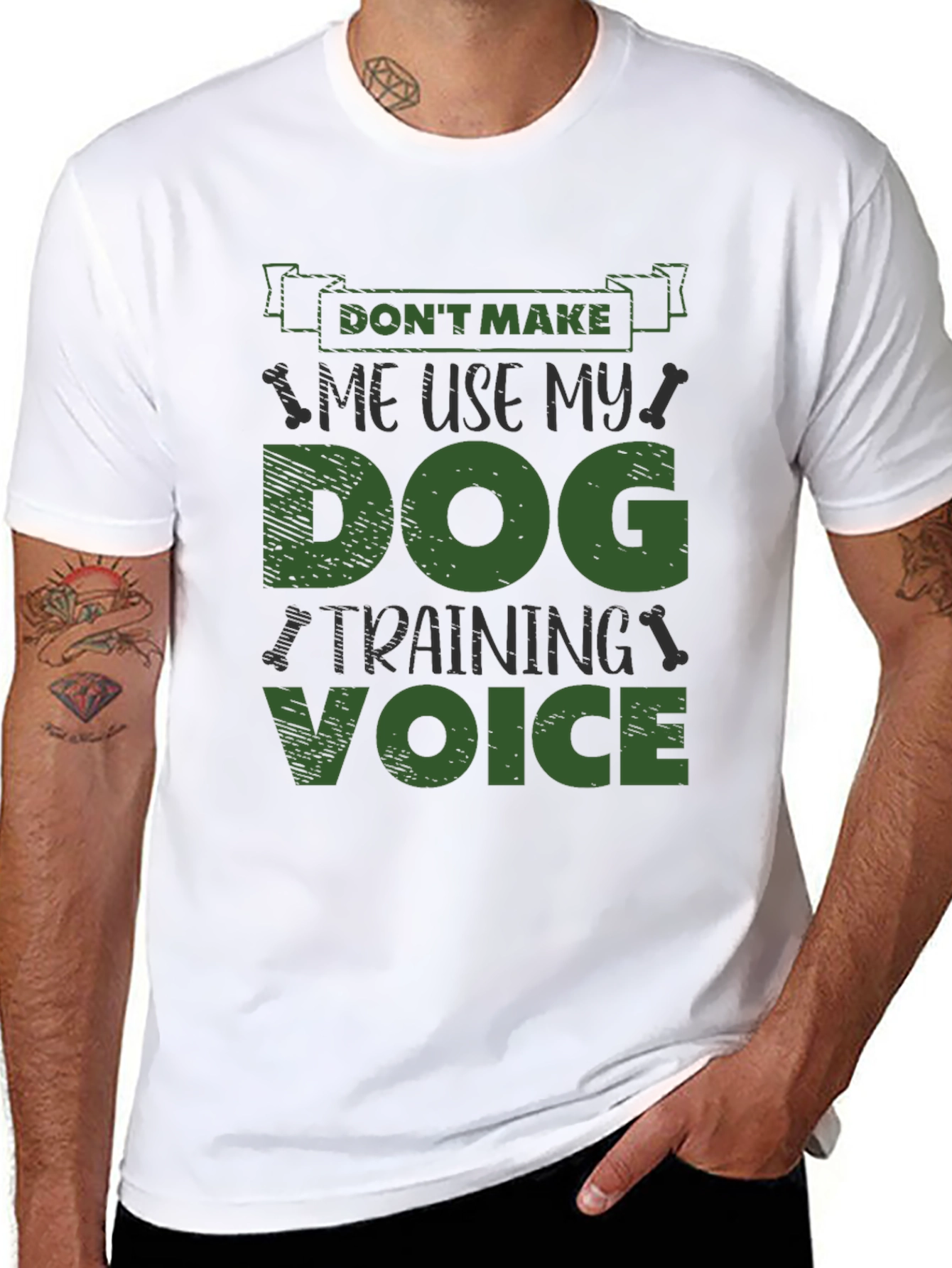 Dog Training Voice T-Shirt - Funny Dog Lover Tee