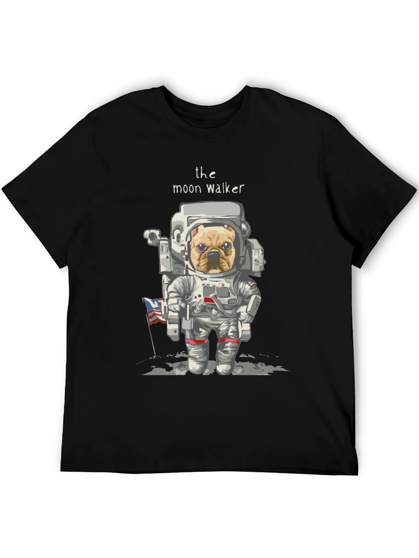 Moon Walker Dog Graphic T-Shirt