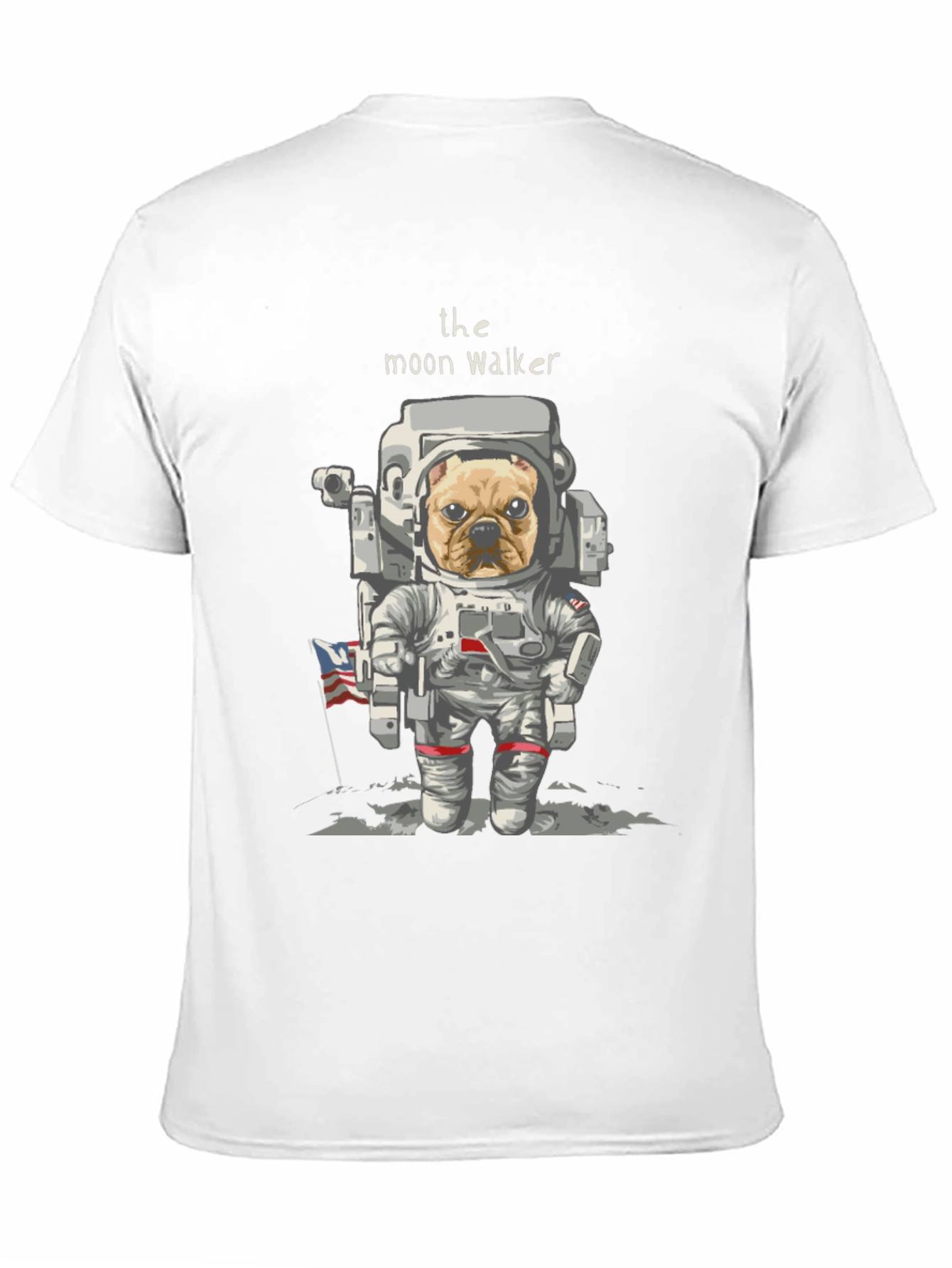 Moon Walker Dog Graphic T-Shirt