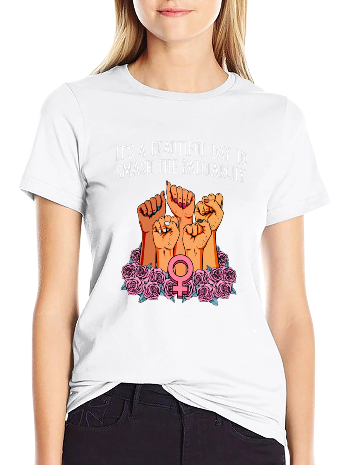 Feminist Smash the Patriarchy Graphic Tee
