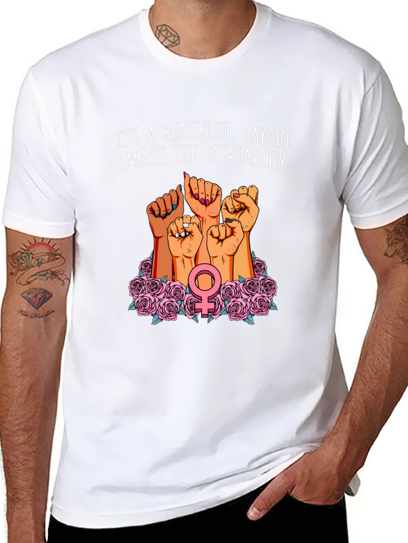 Feminist Smash the Patriarchy Graphic Tee
