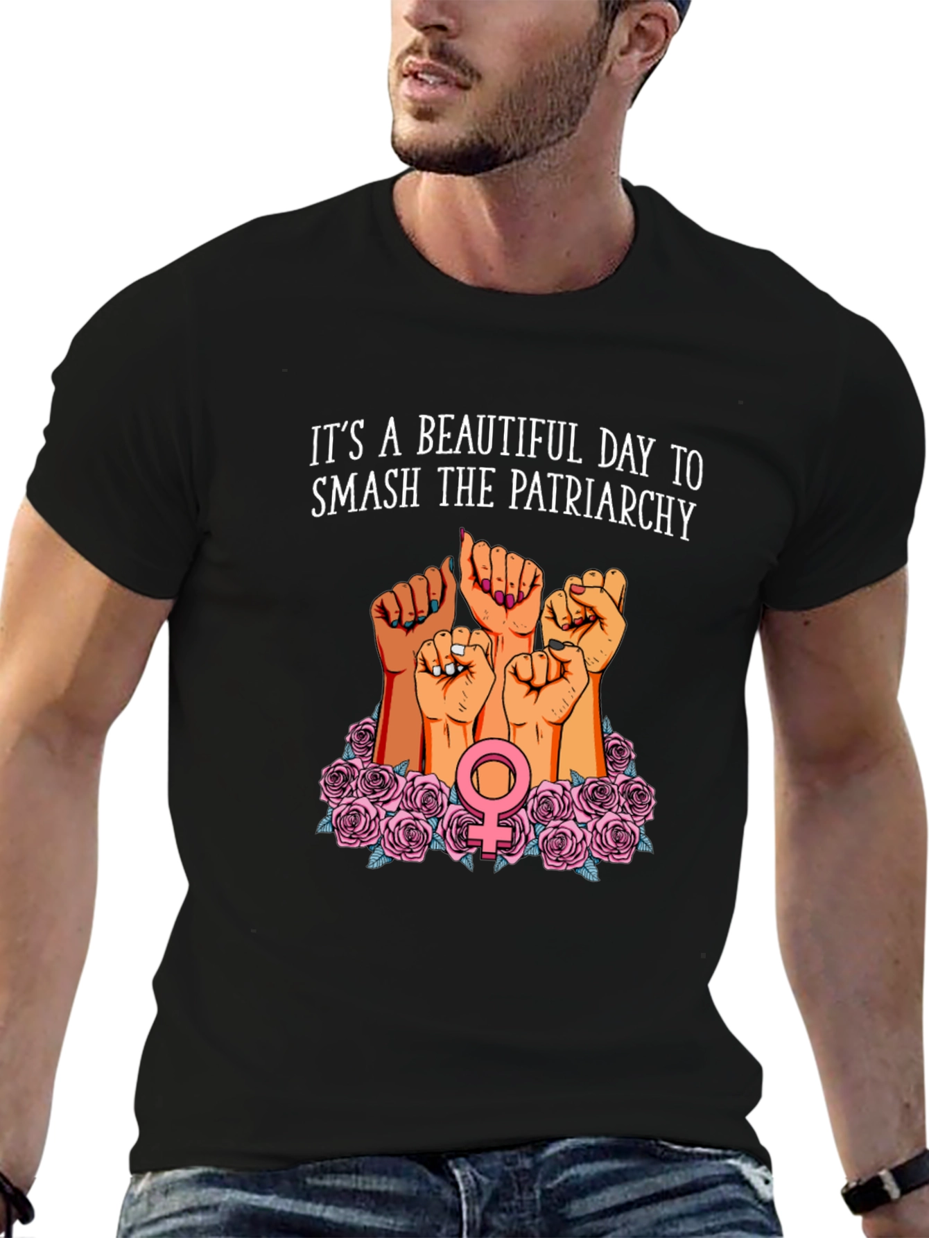 Feminist Smash the Patriarchy Graphic Tee