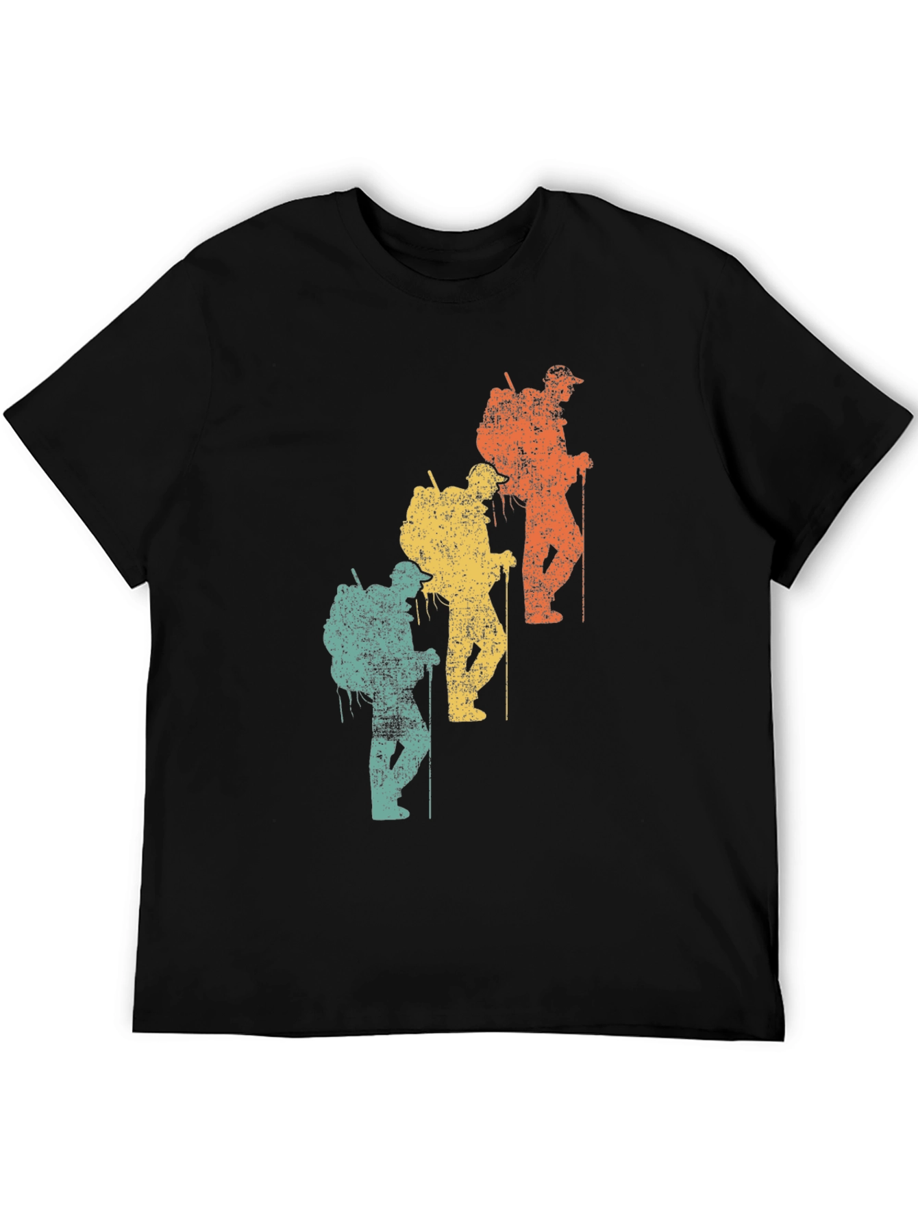 Retro Hiker Graphic Tee - Adventure Ready