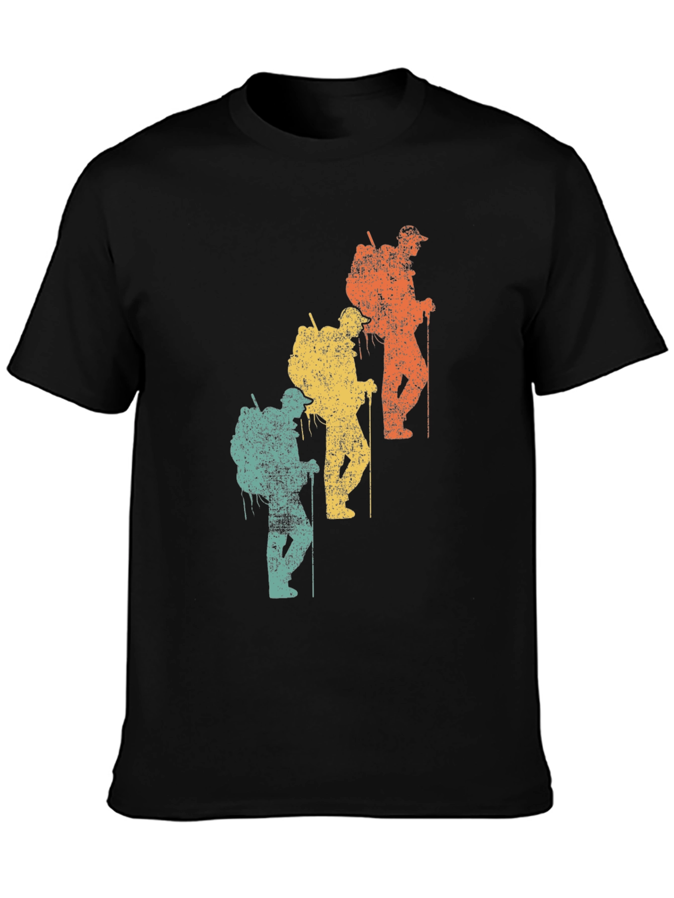 Retro Hiker Graphic Tee - Adventure Ready