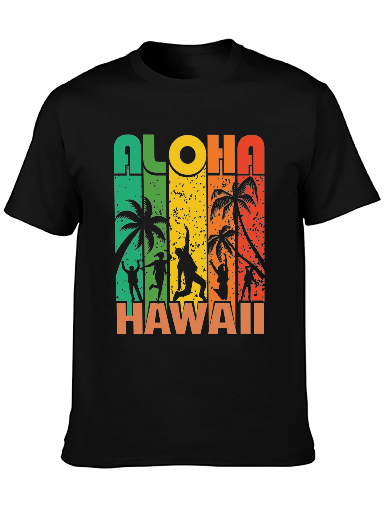 Aloha Hawaii T-Shirt: Retro Beach Design Soft Cotton