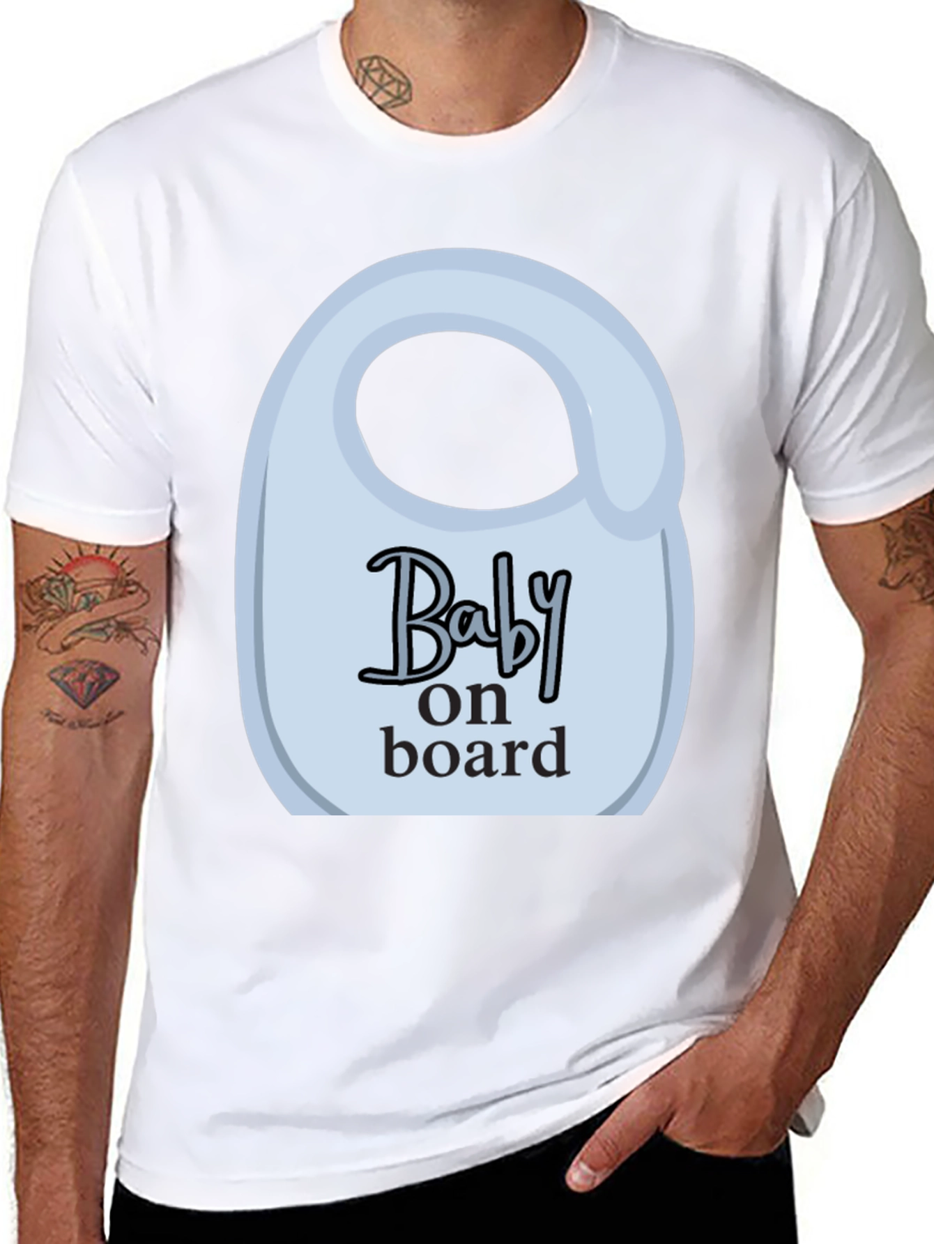 Baby On Board Graphic Tee - New Parent Apparel