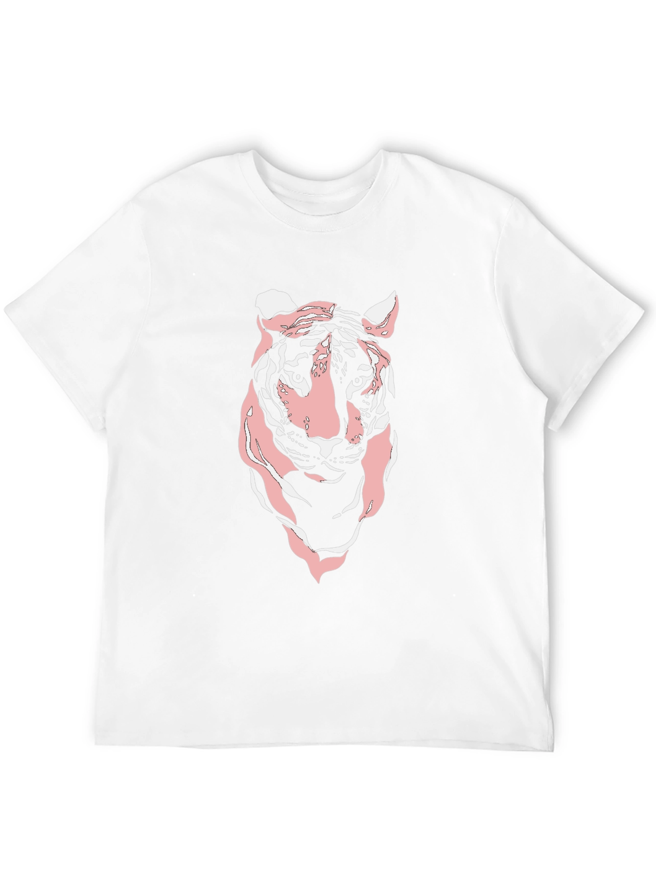 Pink Tiger Graphic Tee - Black T-Shirt