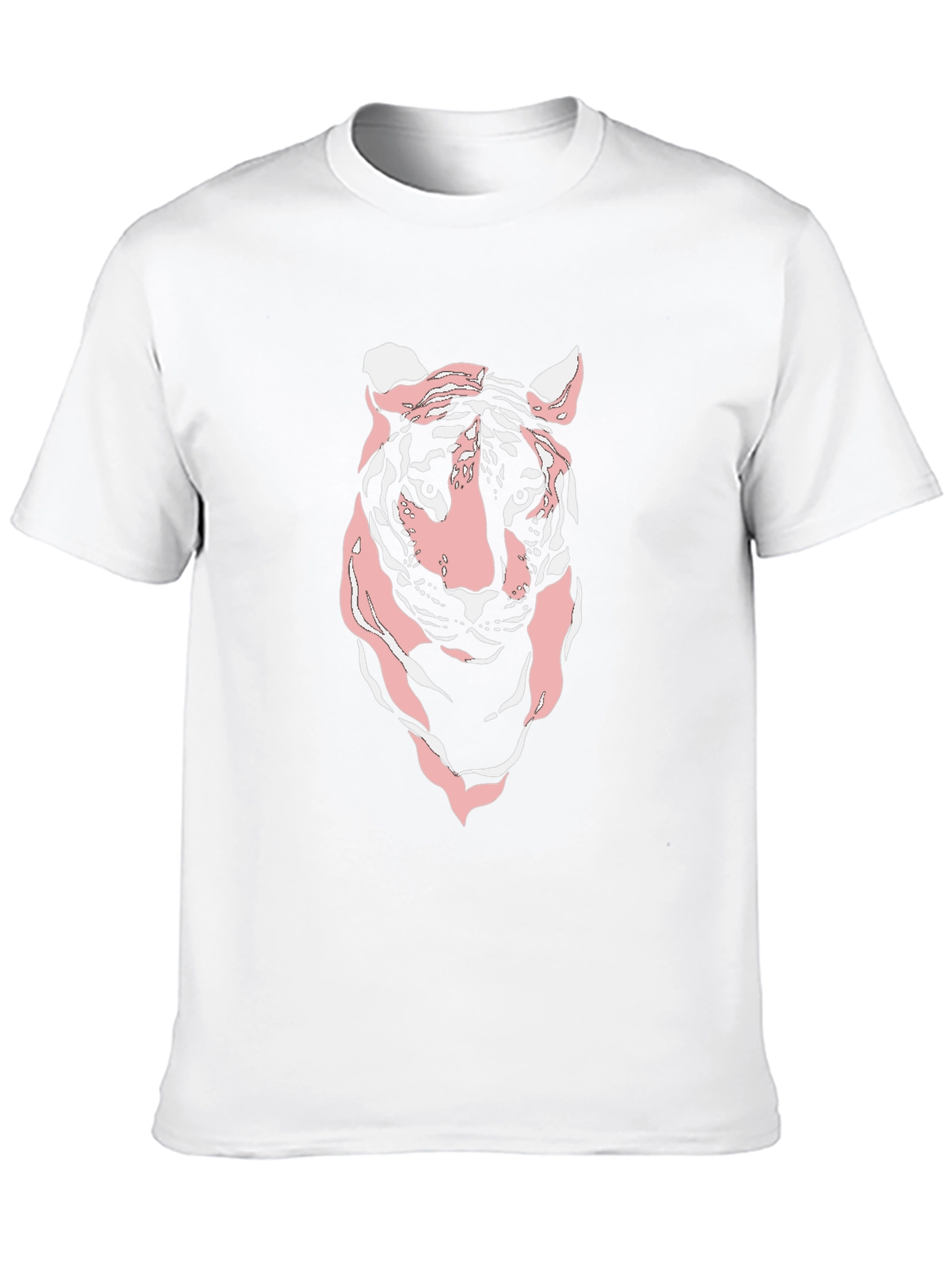Pink Tiger Graphic Tee - Black T-Shirt