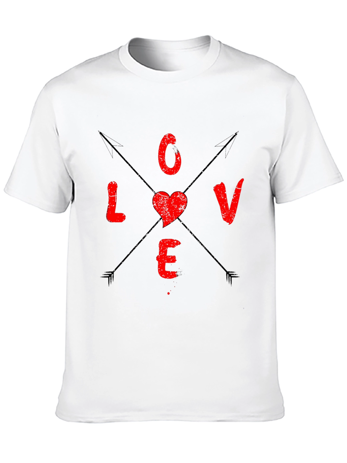 Love Arrows Graphic Tee - Black