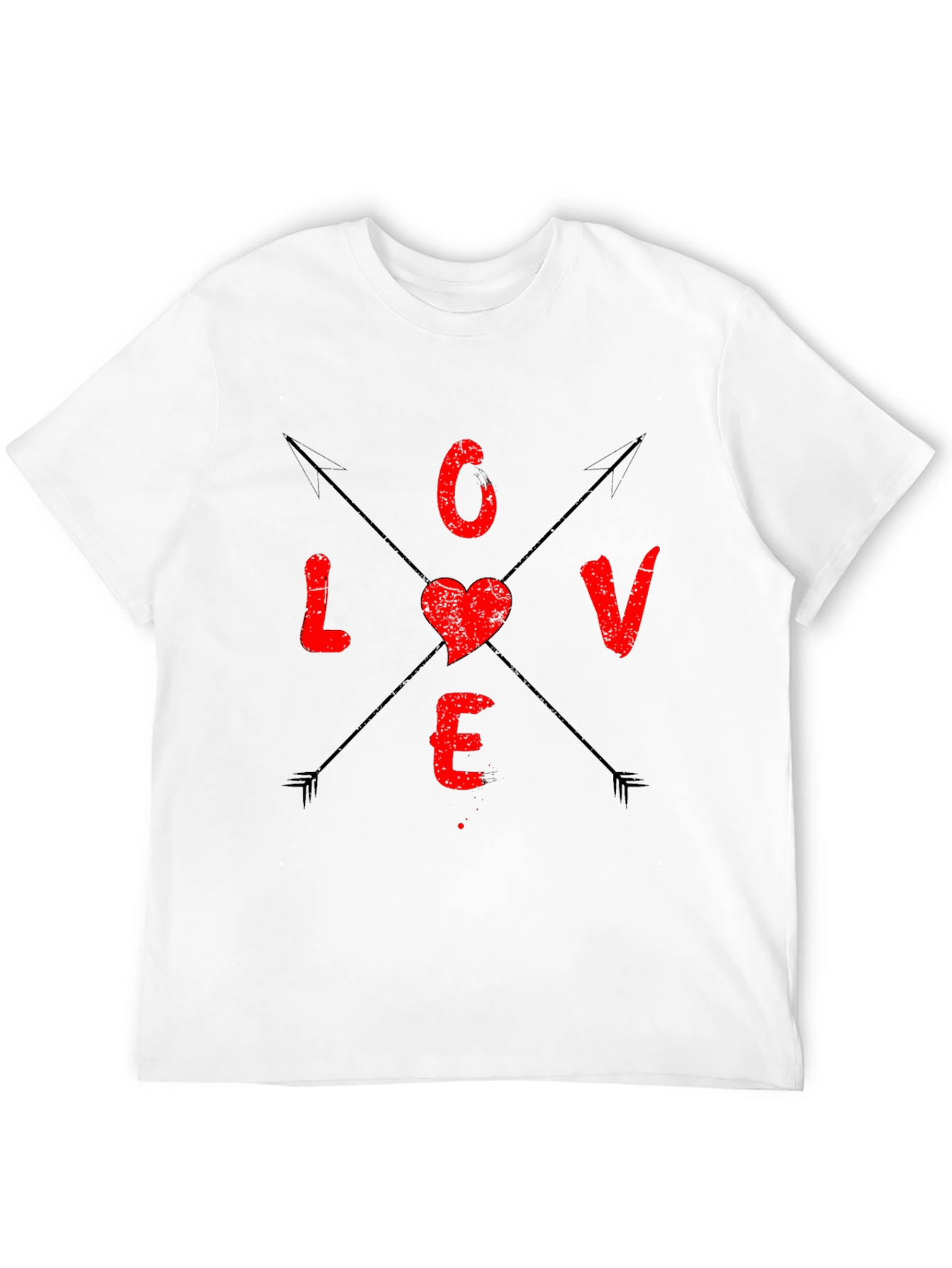 Love Arrows Graphic Tee - Black